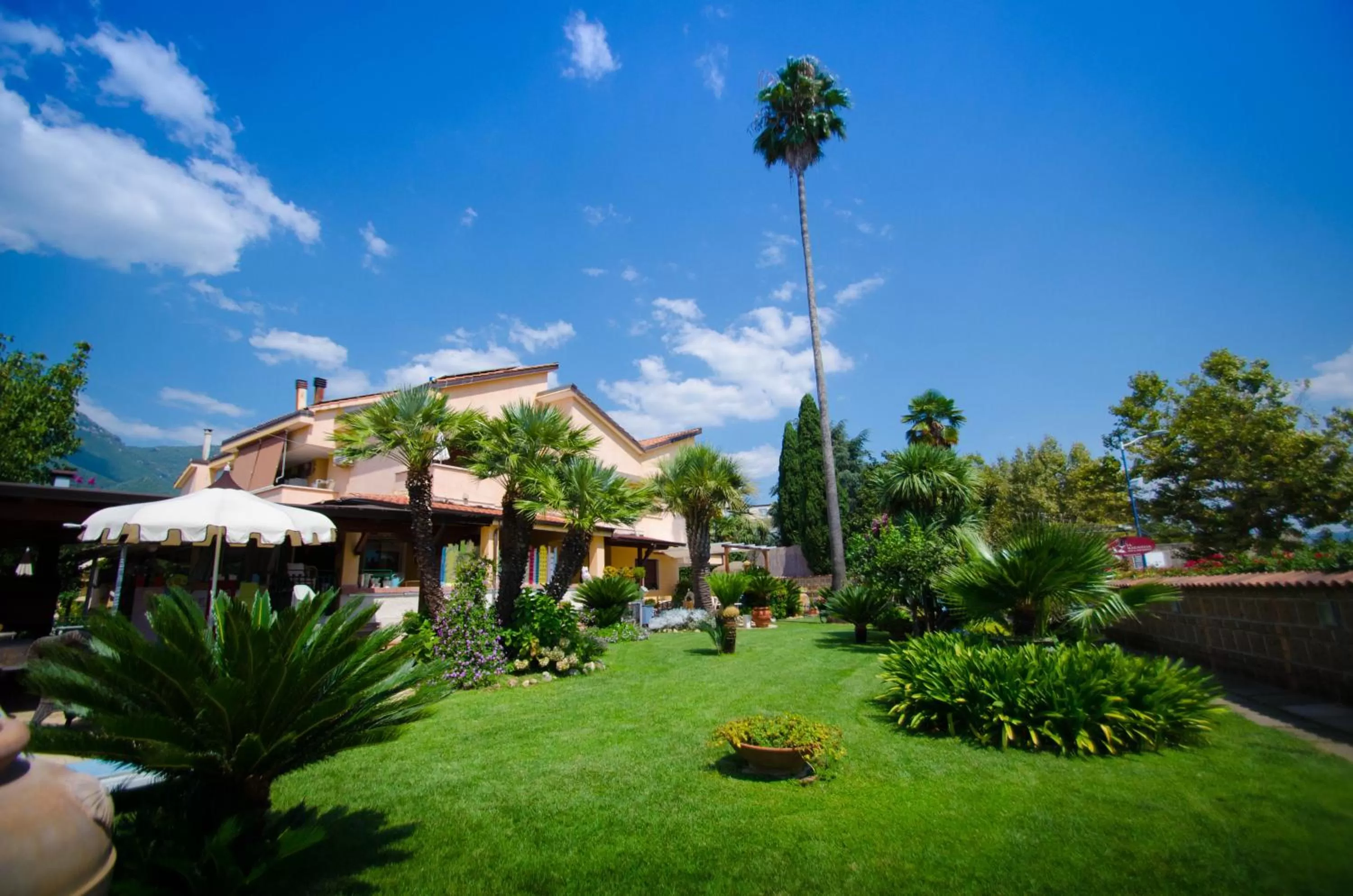 Garden in La Magnolia B&B