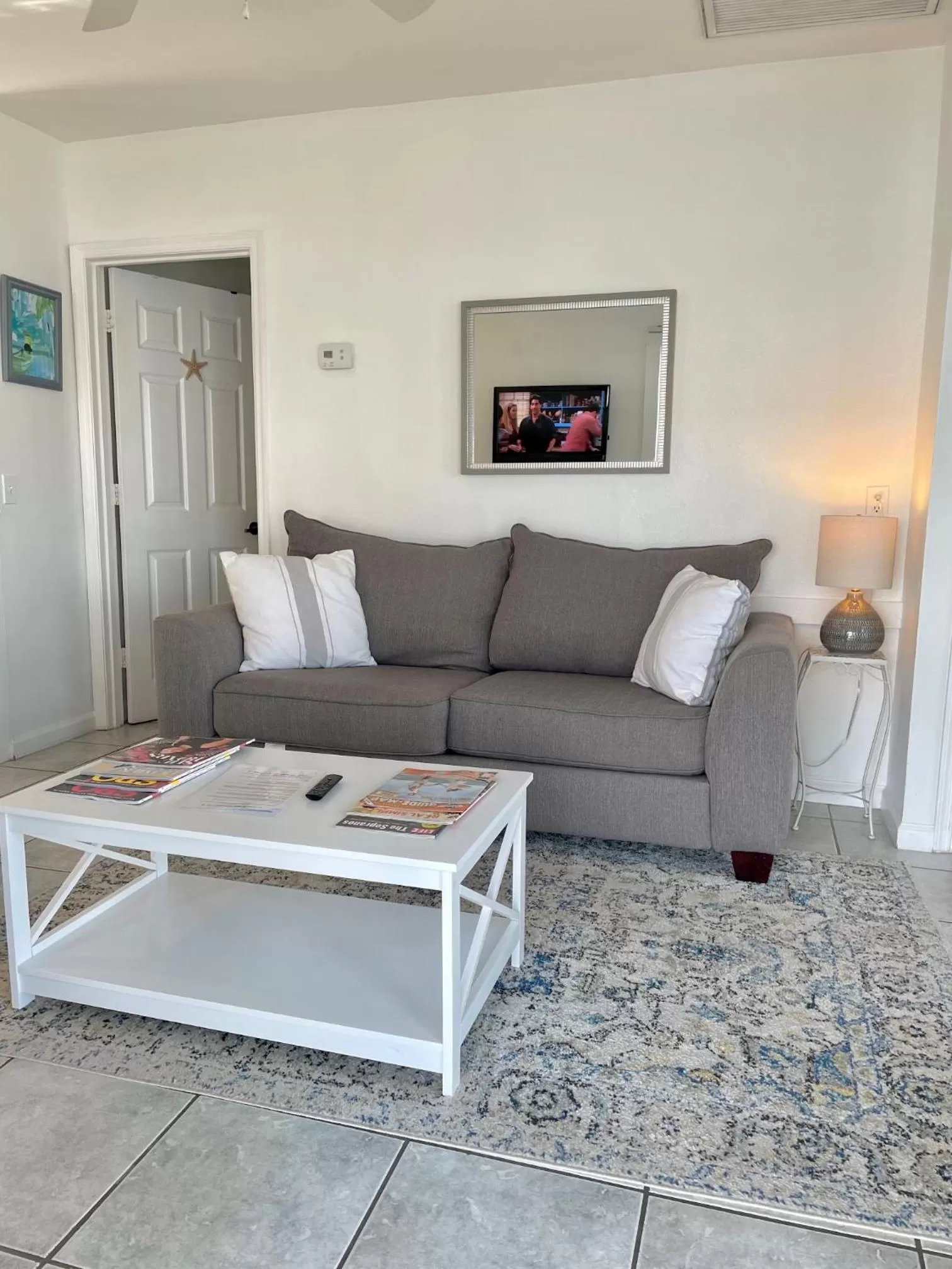 Living room in Turtle Beach Resort