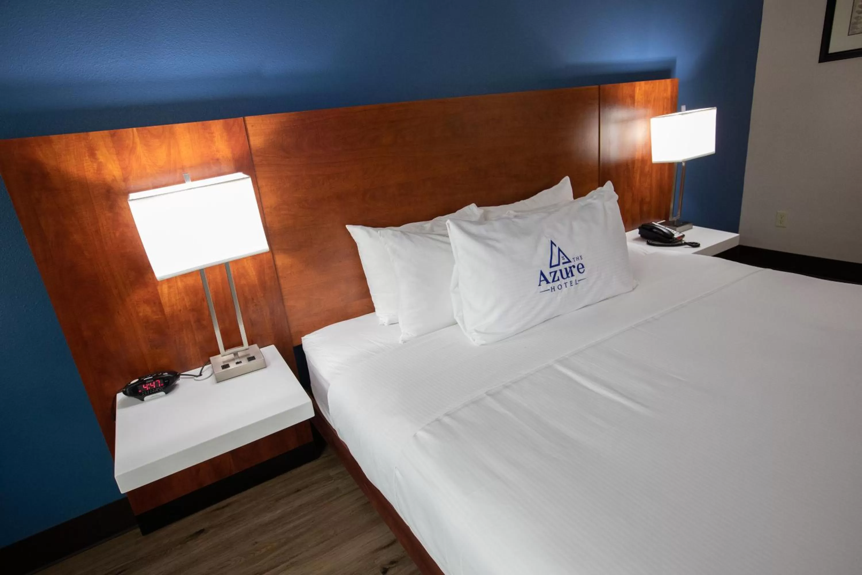 Bed in The Azure Hotel