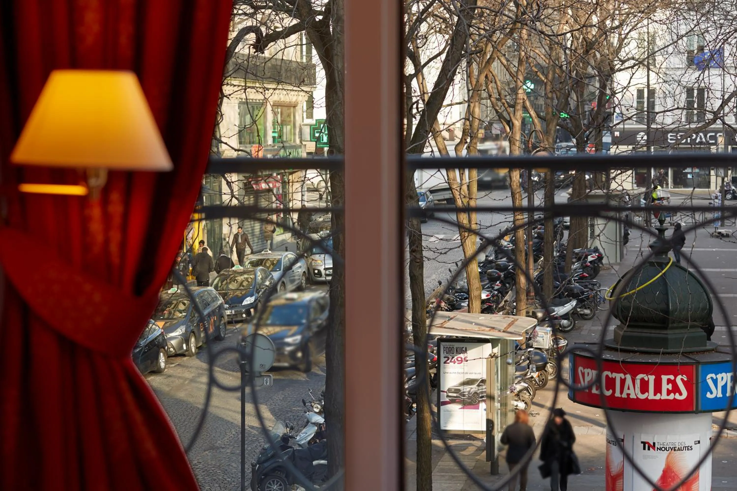 City view in Austin's Saint Lazare Hotel