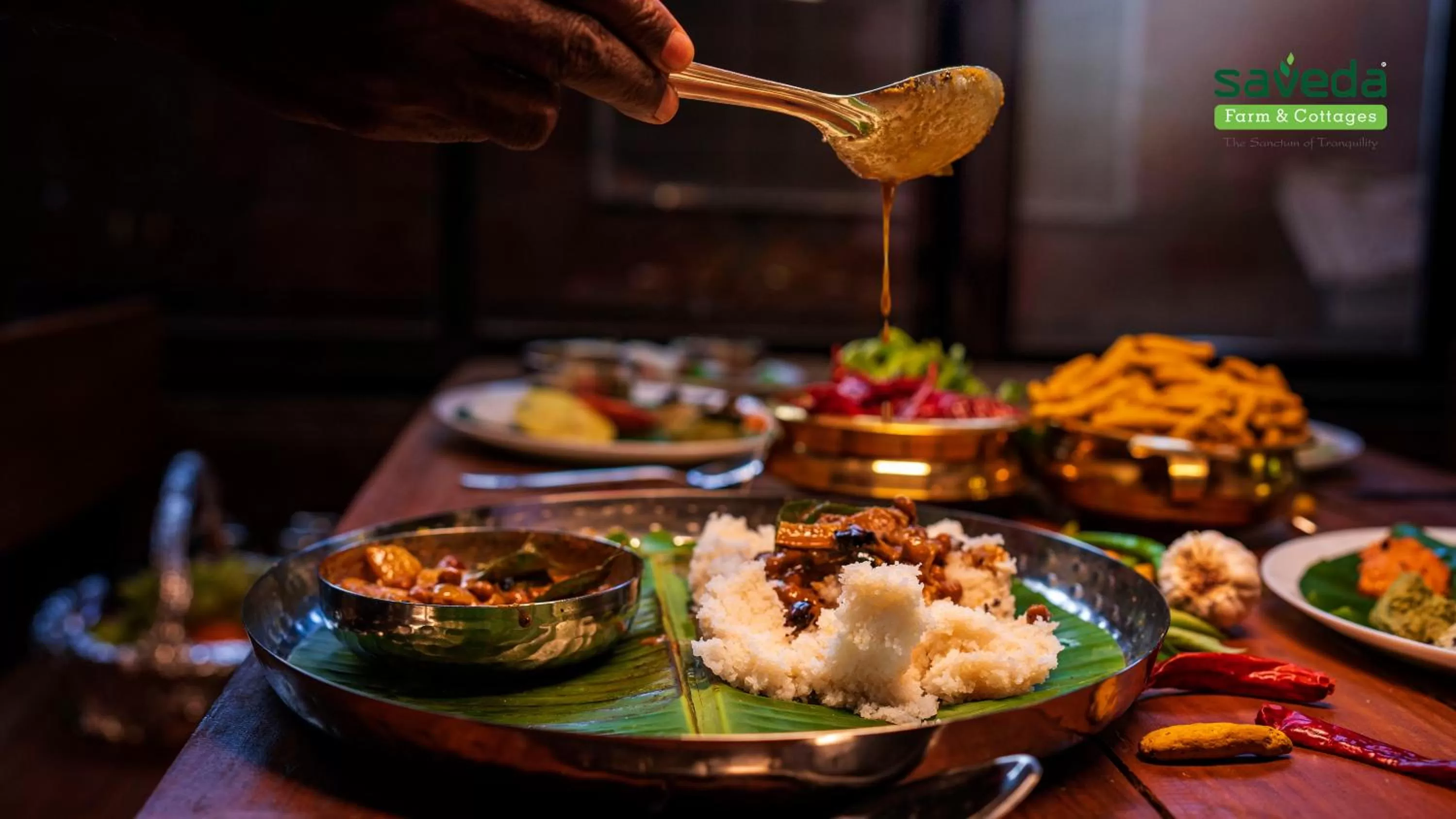 Food in Saveda Farm & Cottages