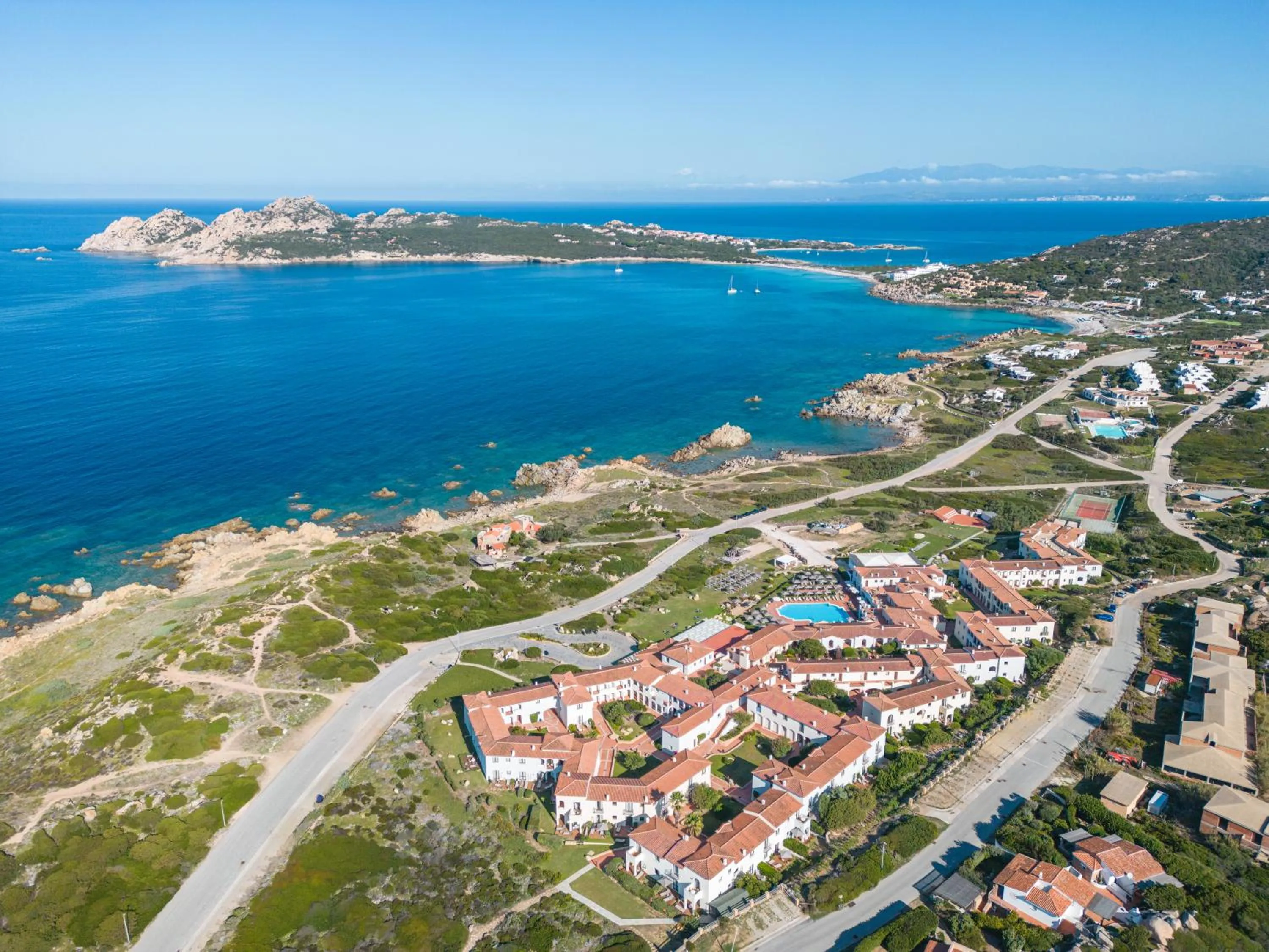 Bird's eye view in Mangia's Santa Teresa Sardinia, Curio Collection by Hilton
