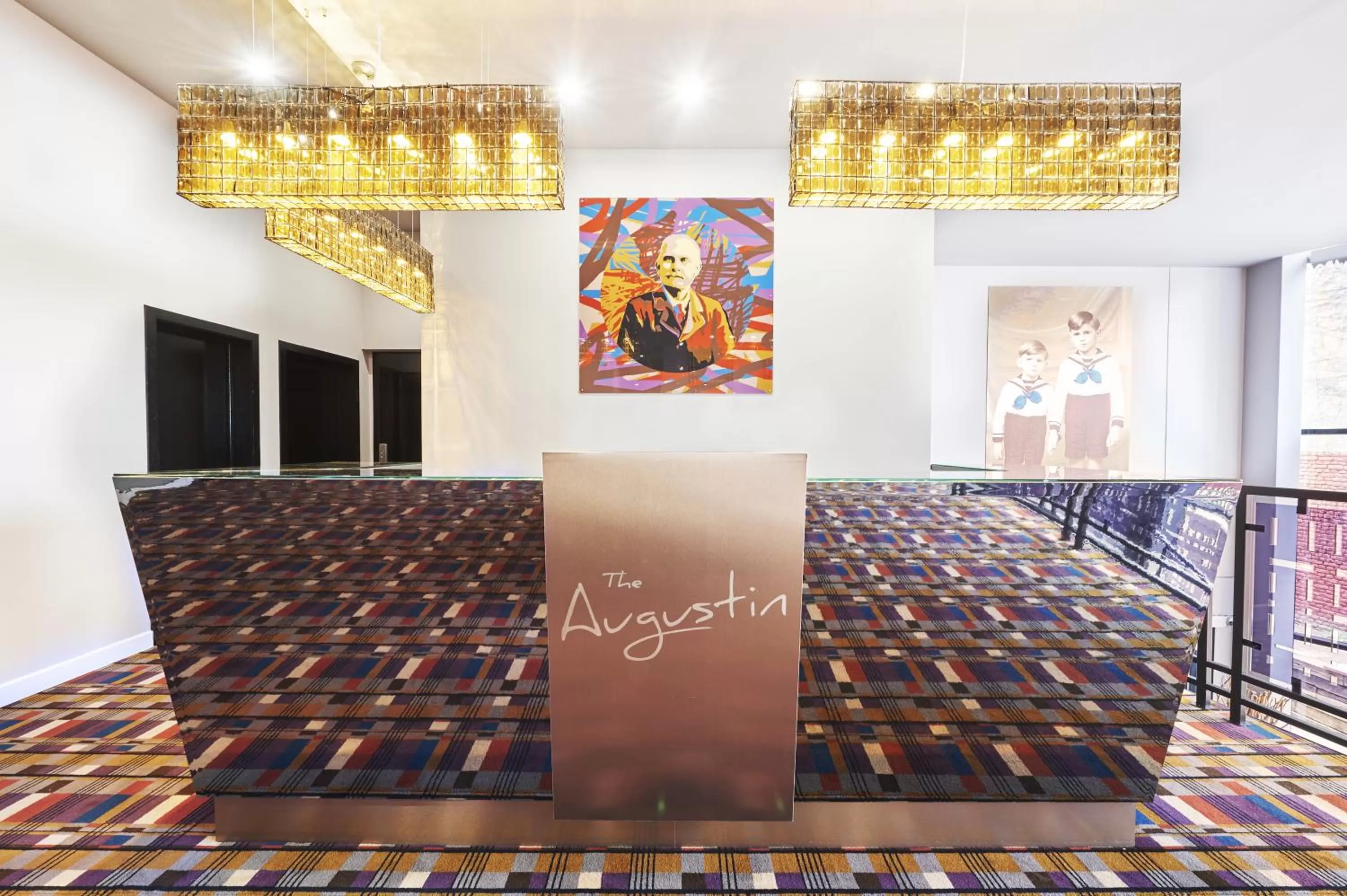 Lobby or reception in Hotel The Augustin