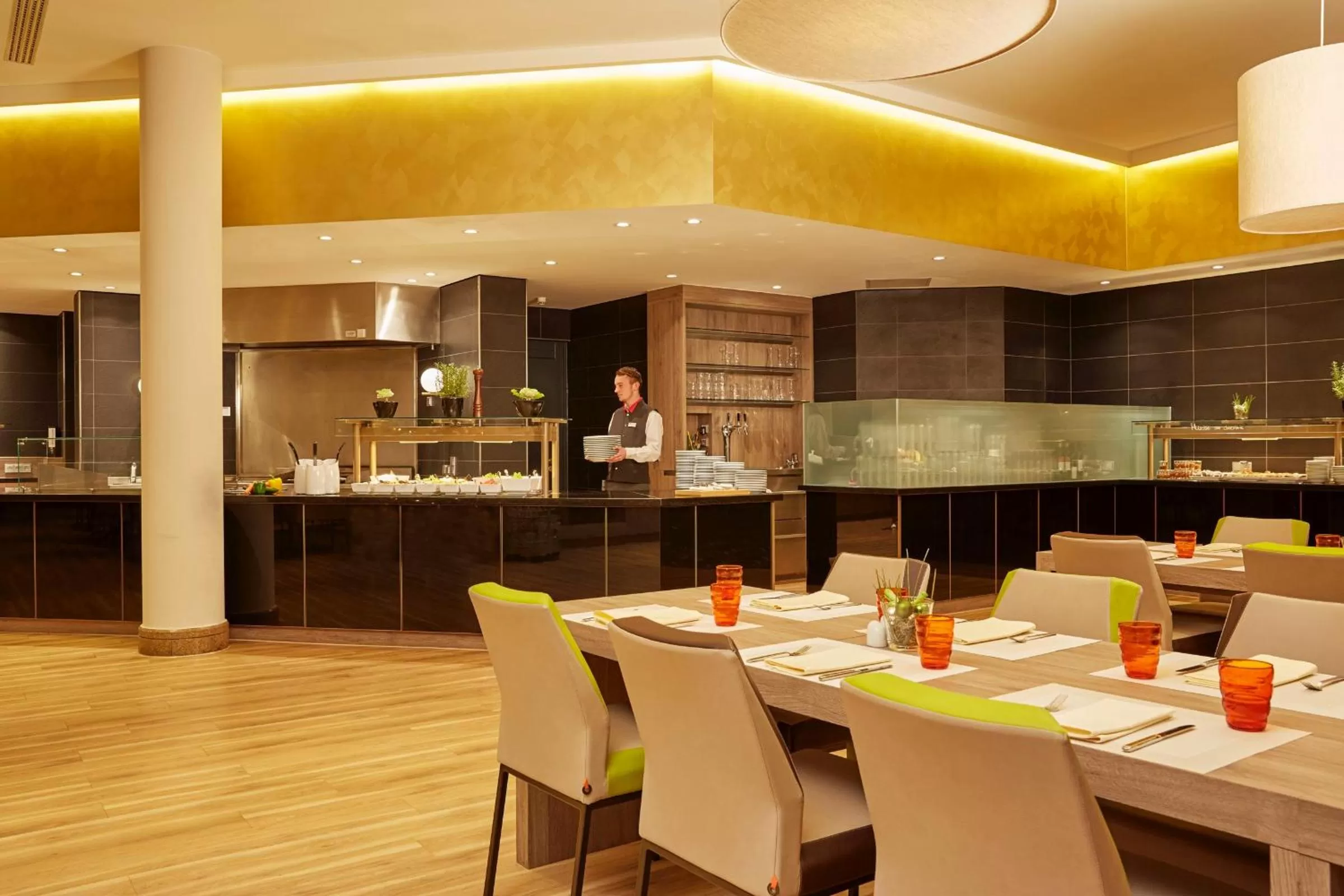 Buffet breakfast in H4 Hotel Hannover Messe, Trademark Collection by Wyndham