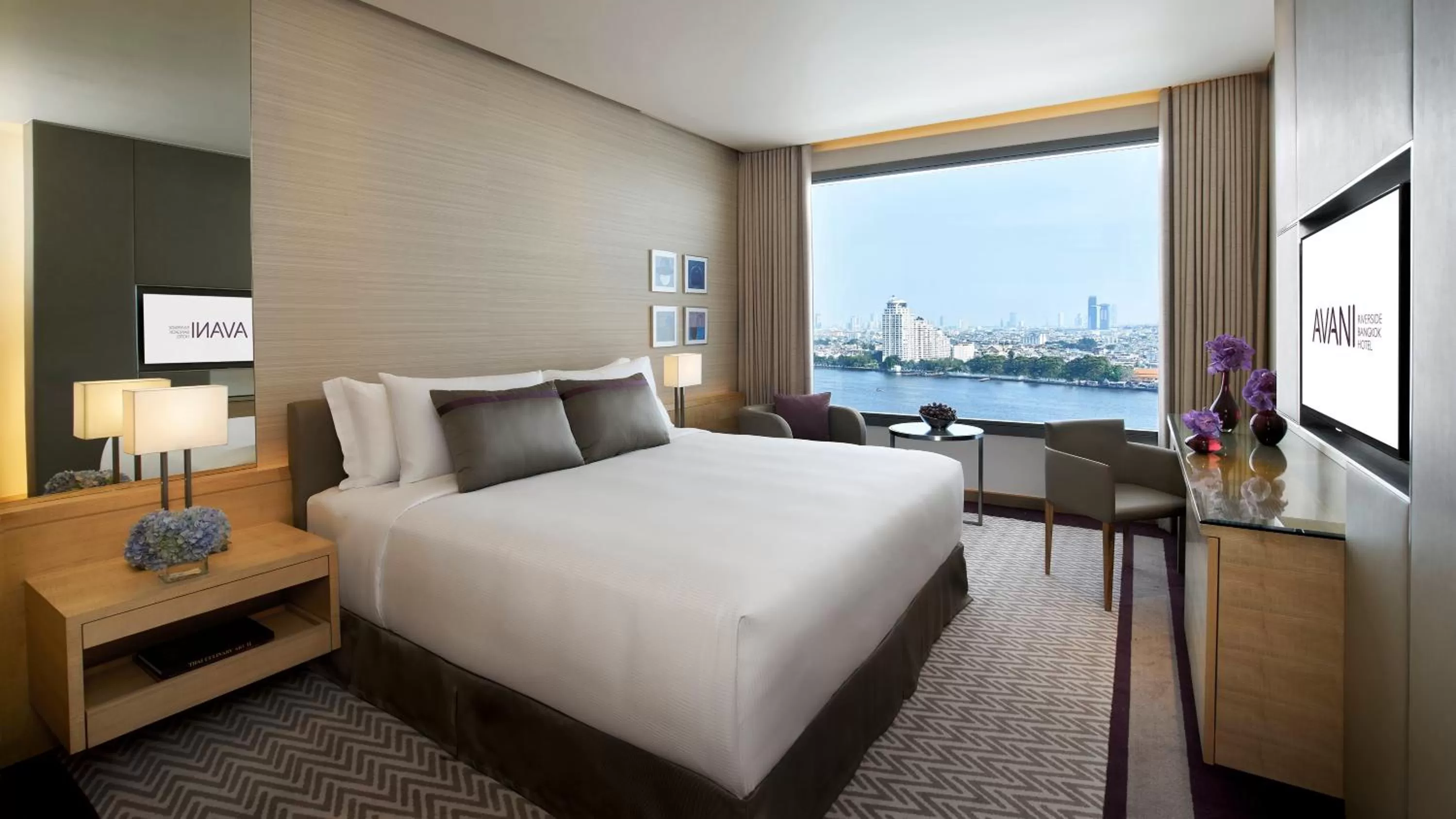 Photo of the whole room, Bed in Avani Plus Riverside Bangkok Hotel