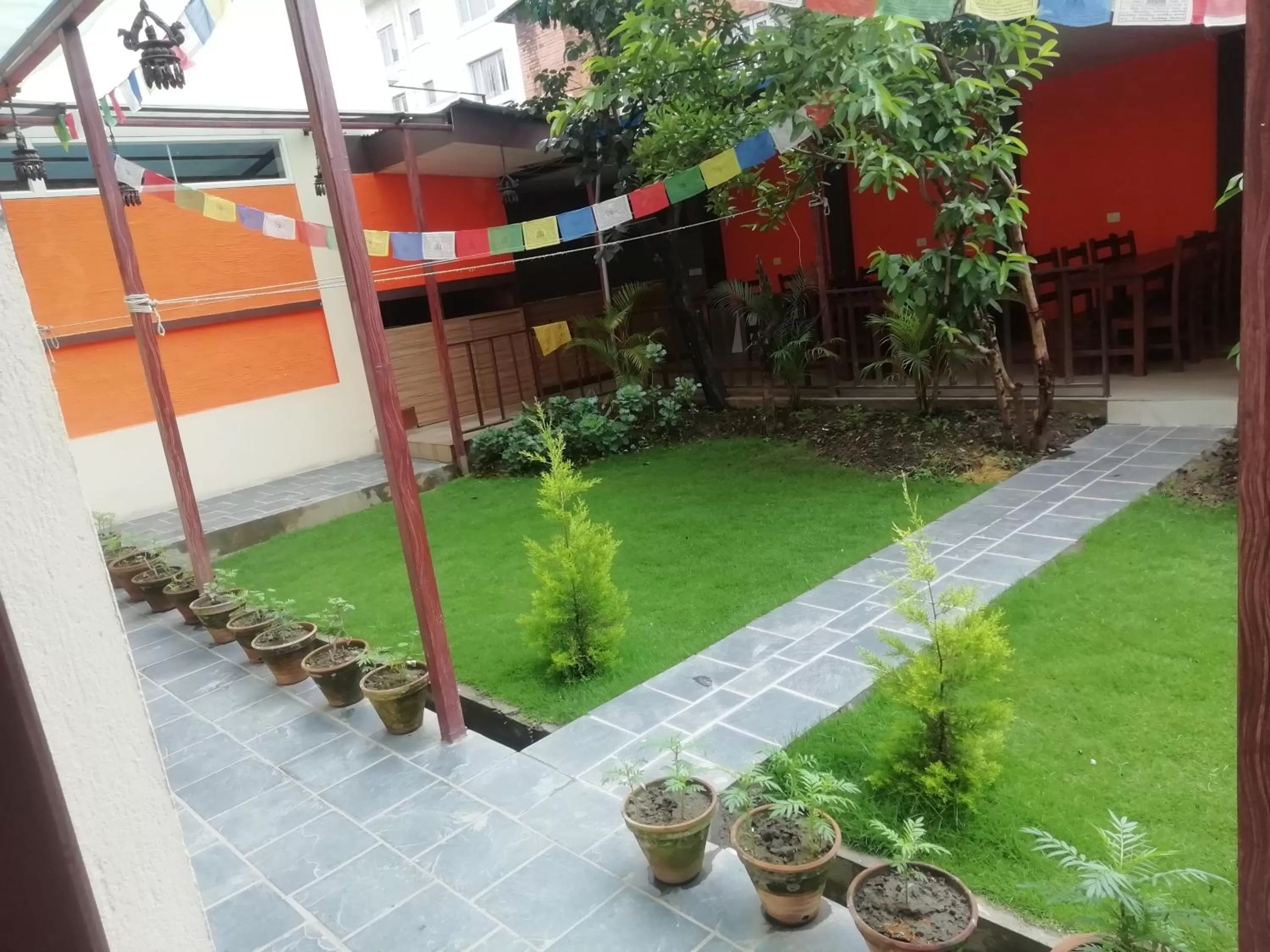 Garden in Hotel Chhimeki