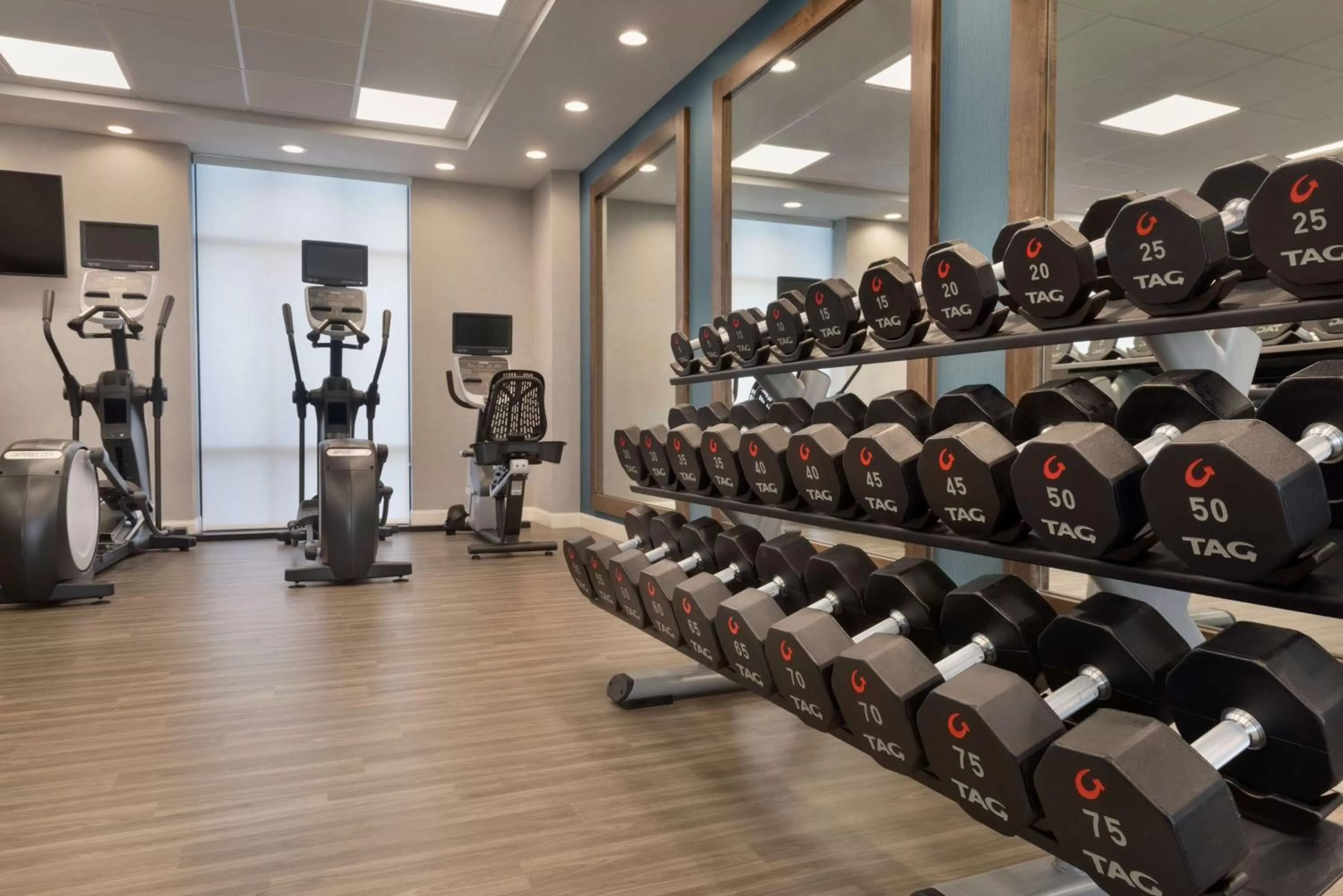 Fitness centre/facilities in Hampton Inn & Suites Norman-Conference Center Area, Ok