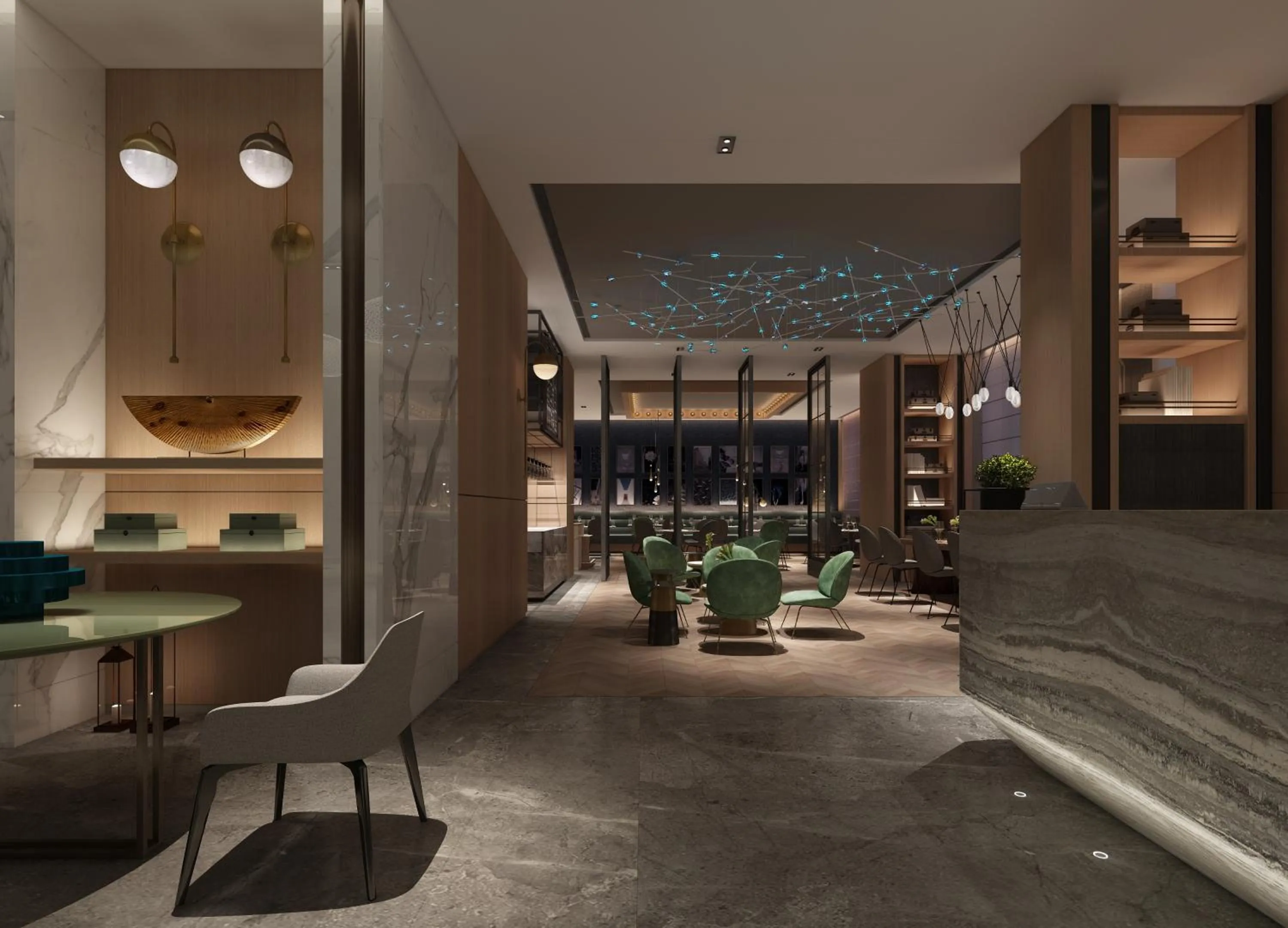 Seating area in Buddy Hotel-Free Shuttle to Canton Fair Complex during Canton Fair Period