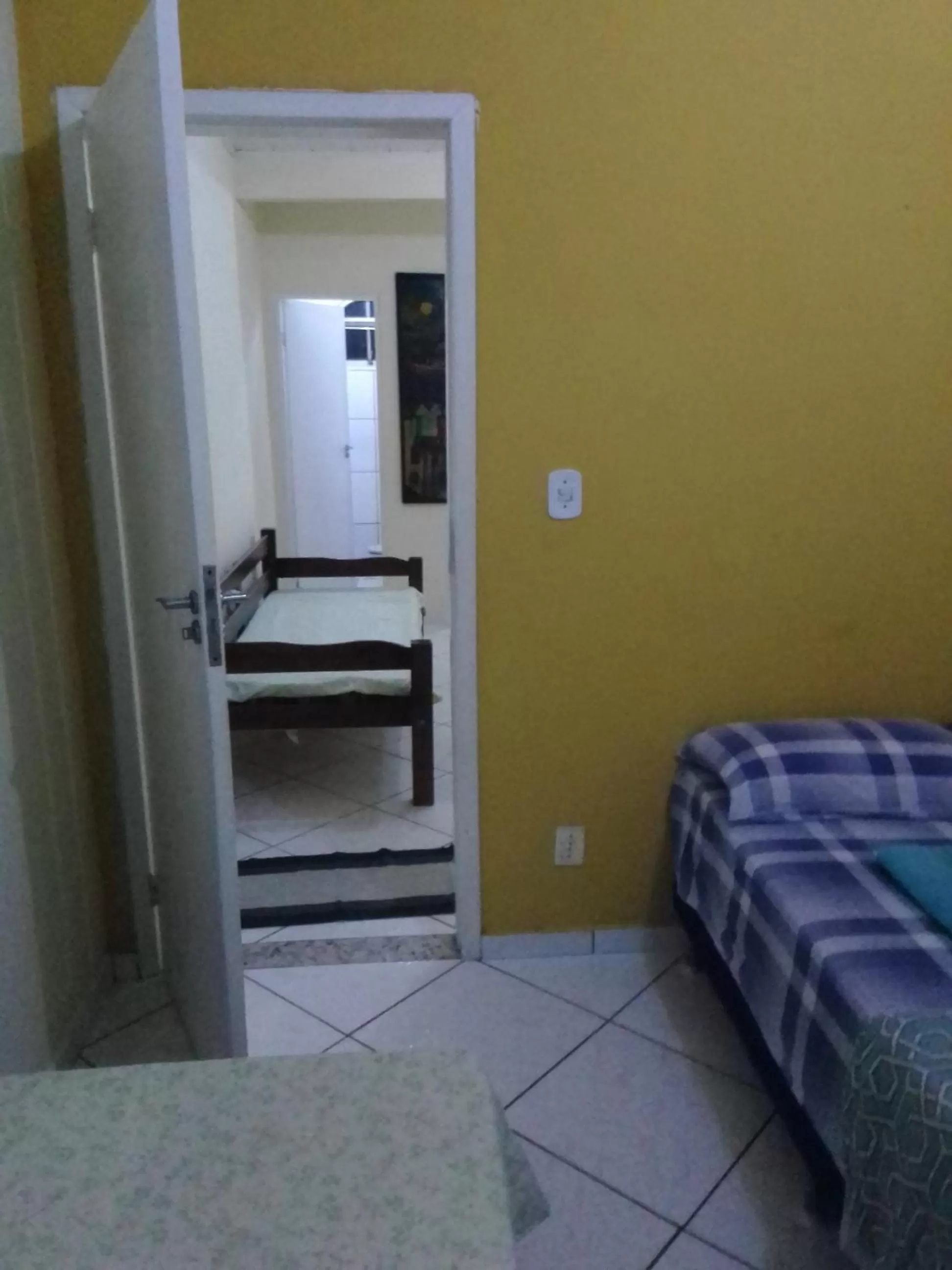 Bed in Hospedagem Pousada Fantasia Paraty