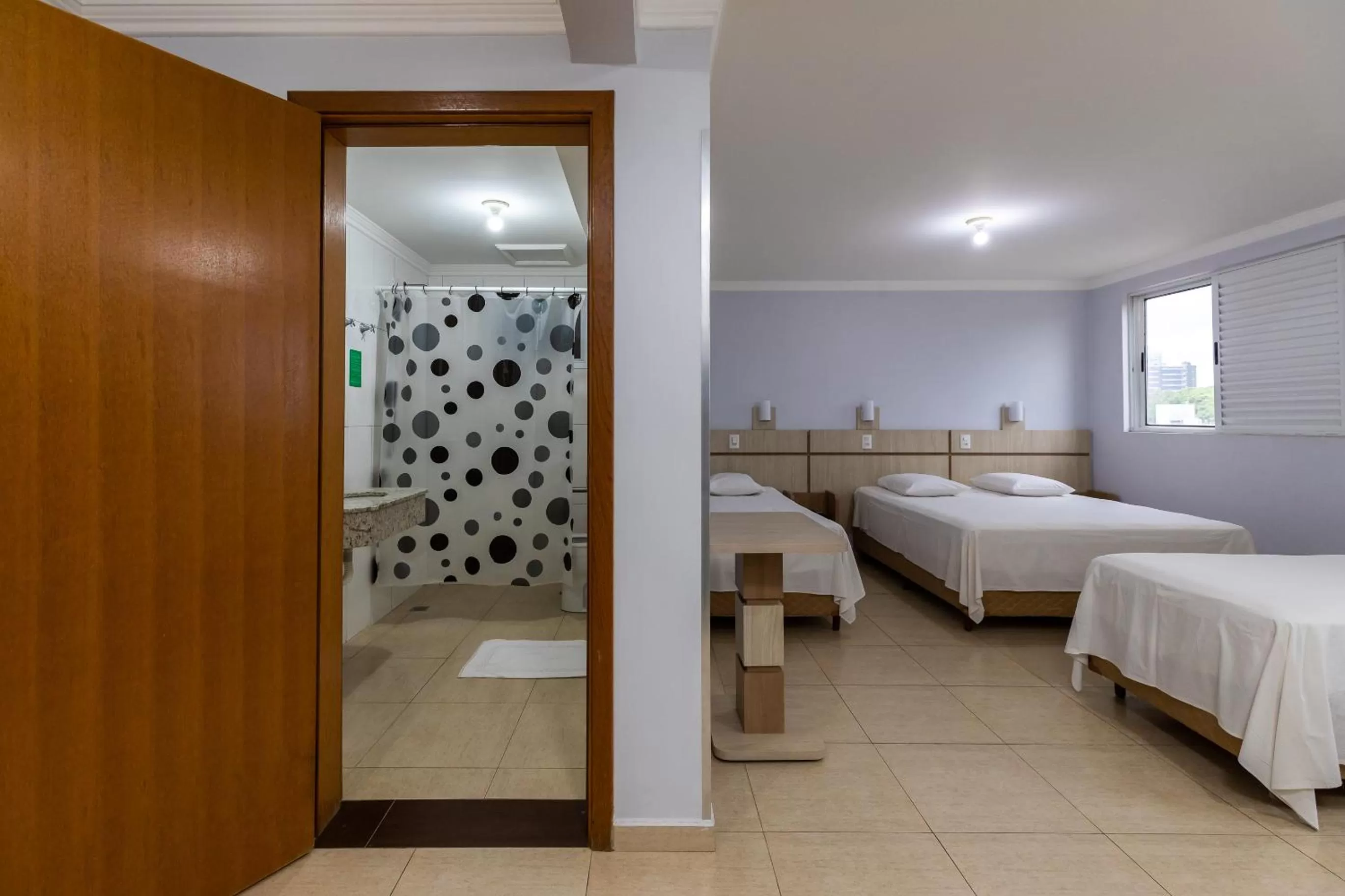 Bed in Hotel Baviera Iguassu