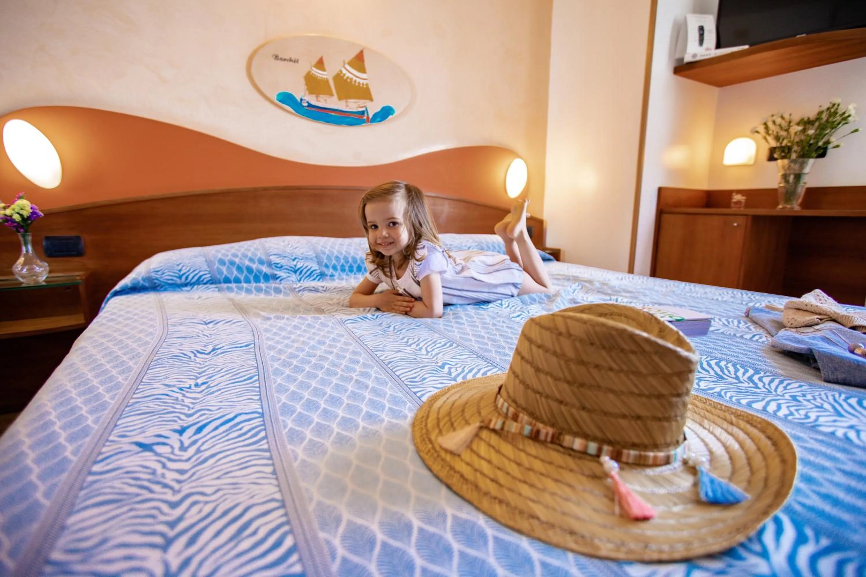 Bedroom, Bed in Miramare Hotel Ristorante Convegni