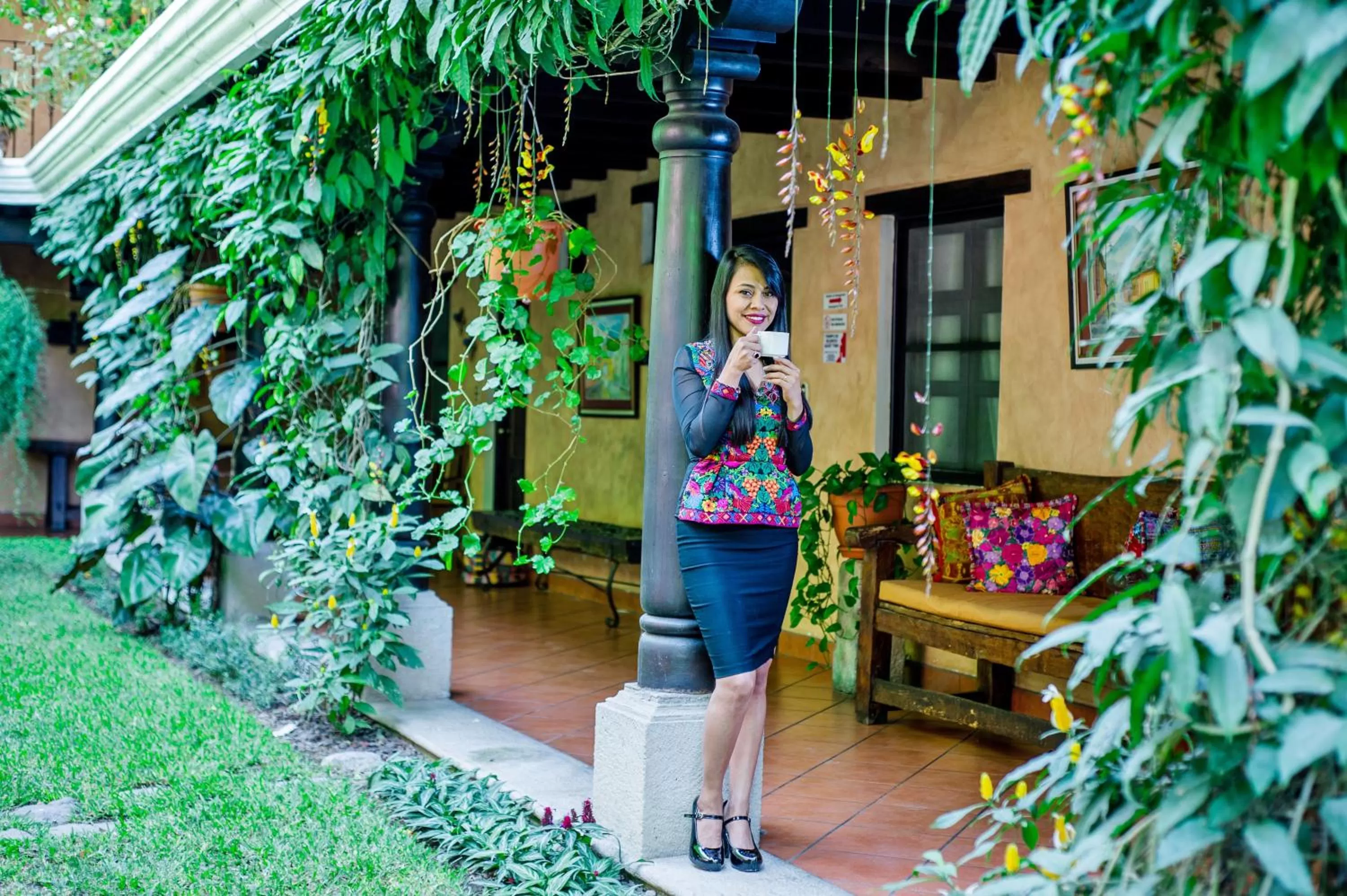 Patio in Hotel Meson del Valle by AHS