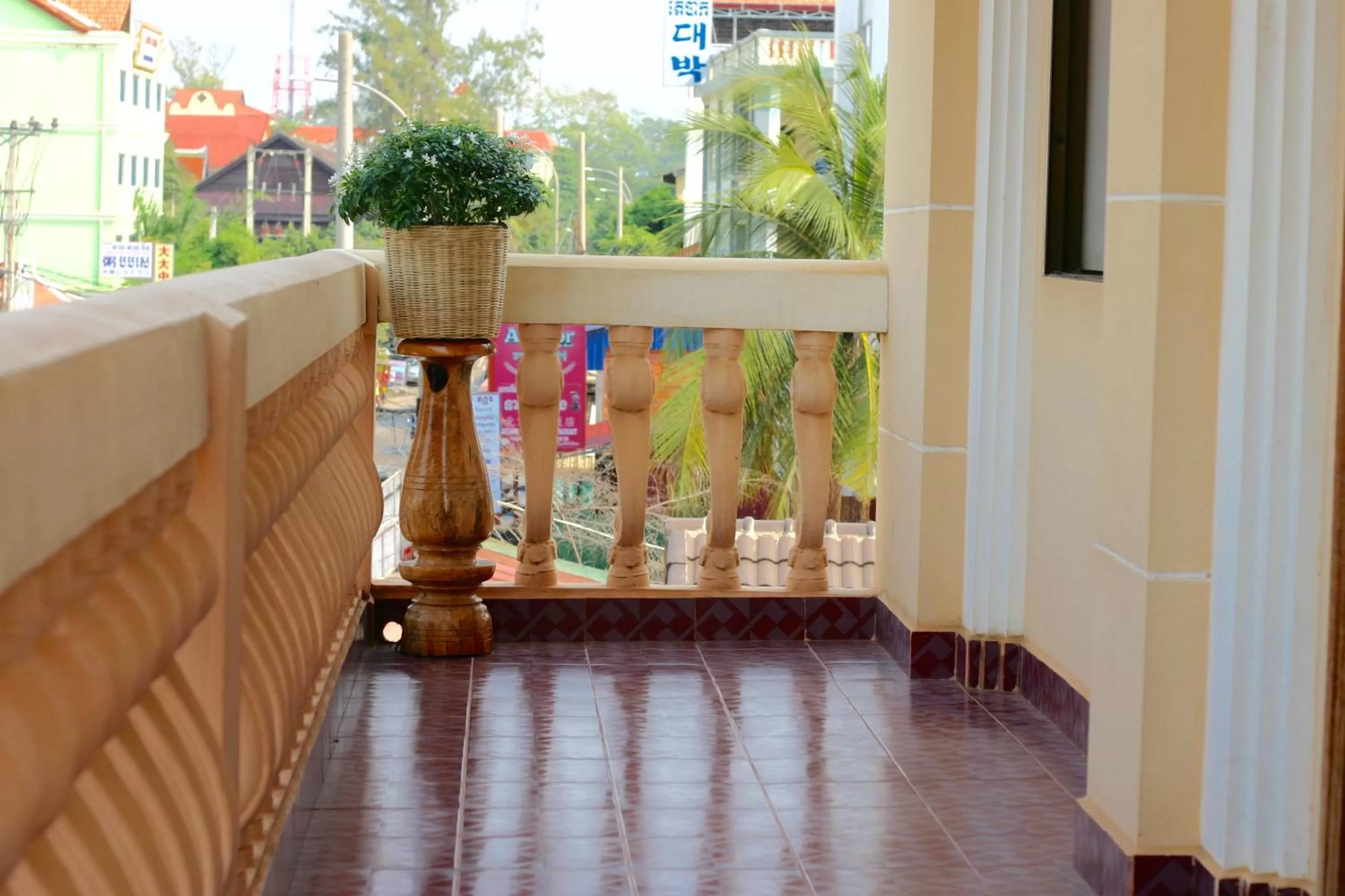 Balcony/Terrace in Angkor Ruby Guesthouse