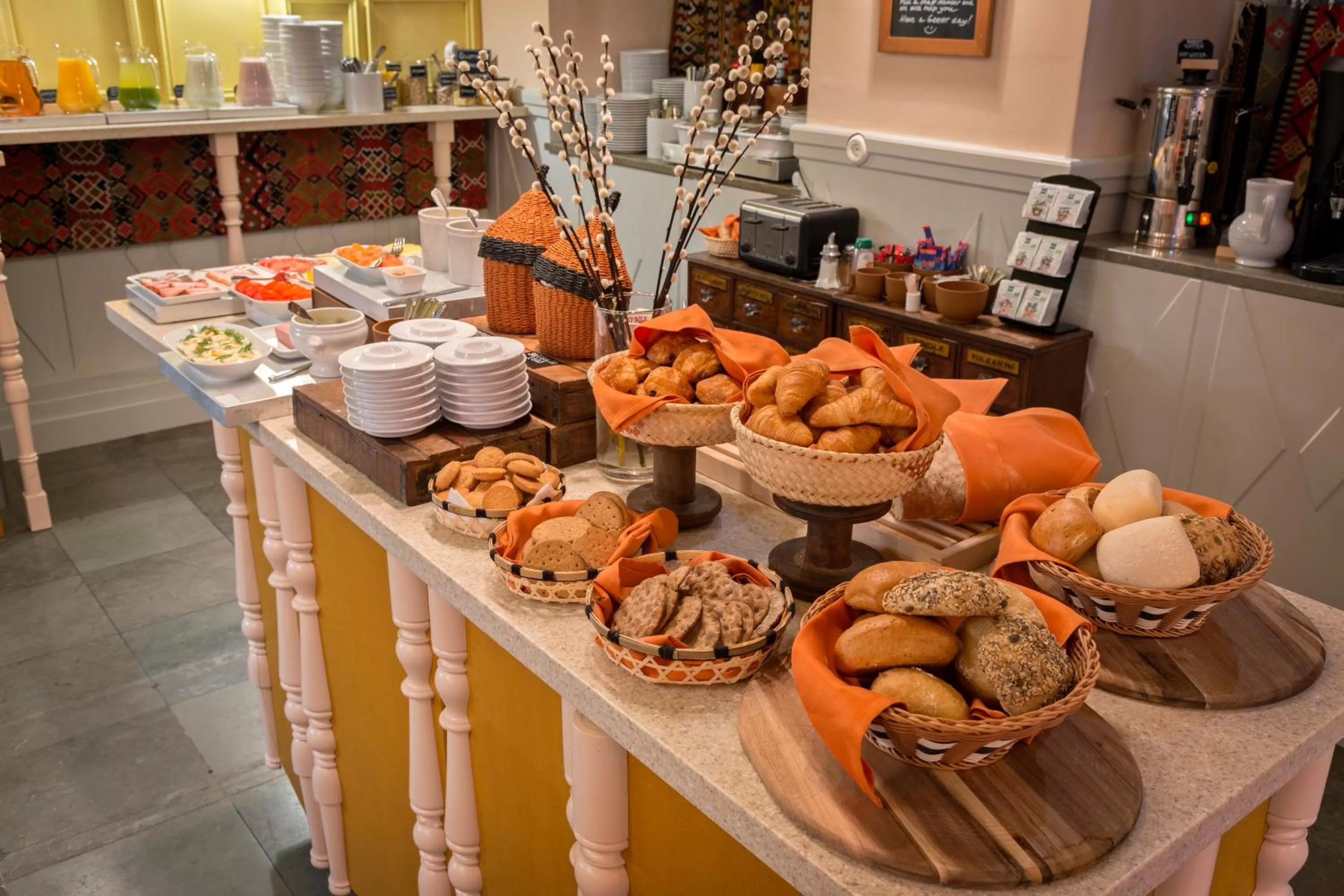 Buffet breakfast in Lady Hamilton Apartments