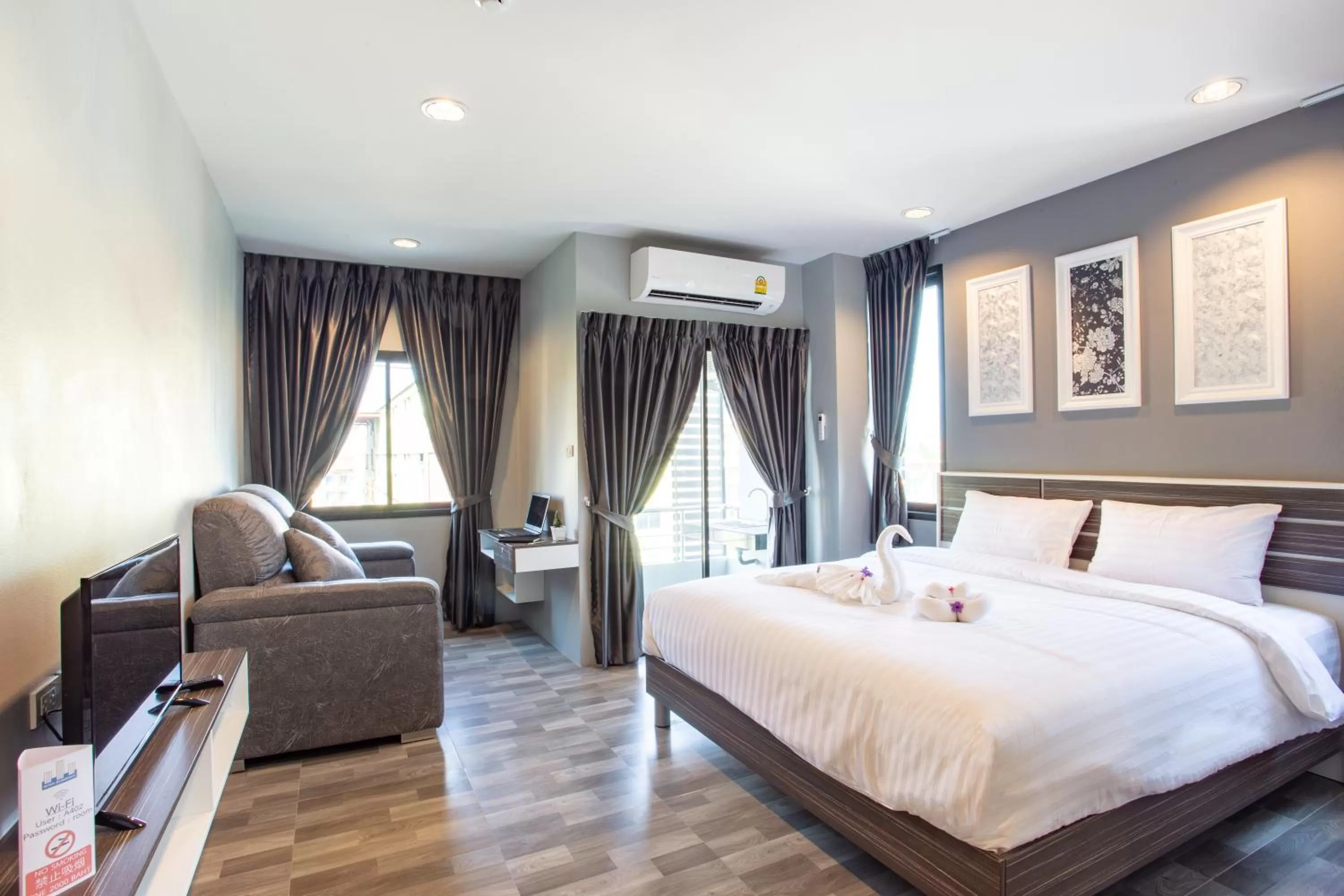 Photo of the whole room, Bed in Grand Inter Hotel