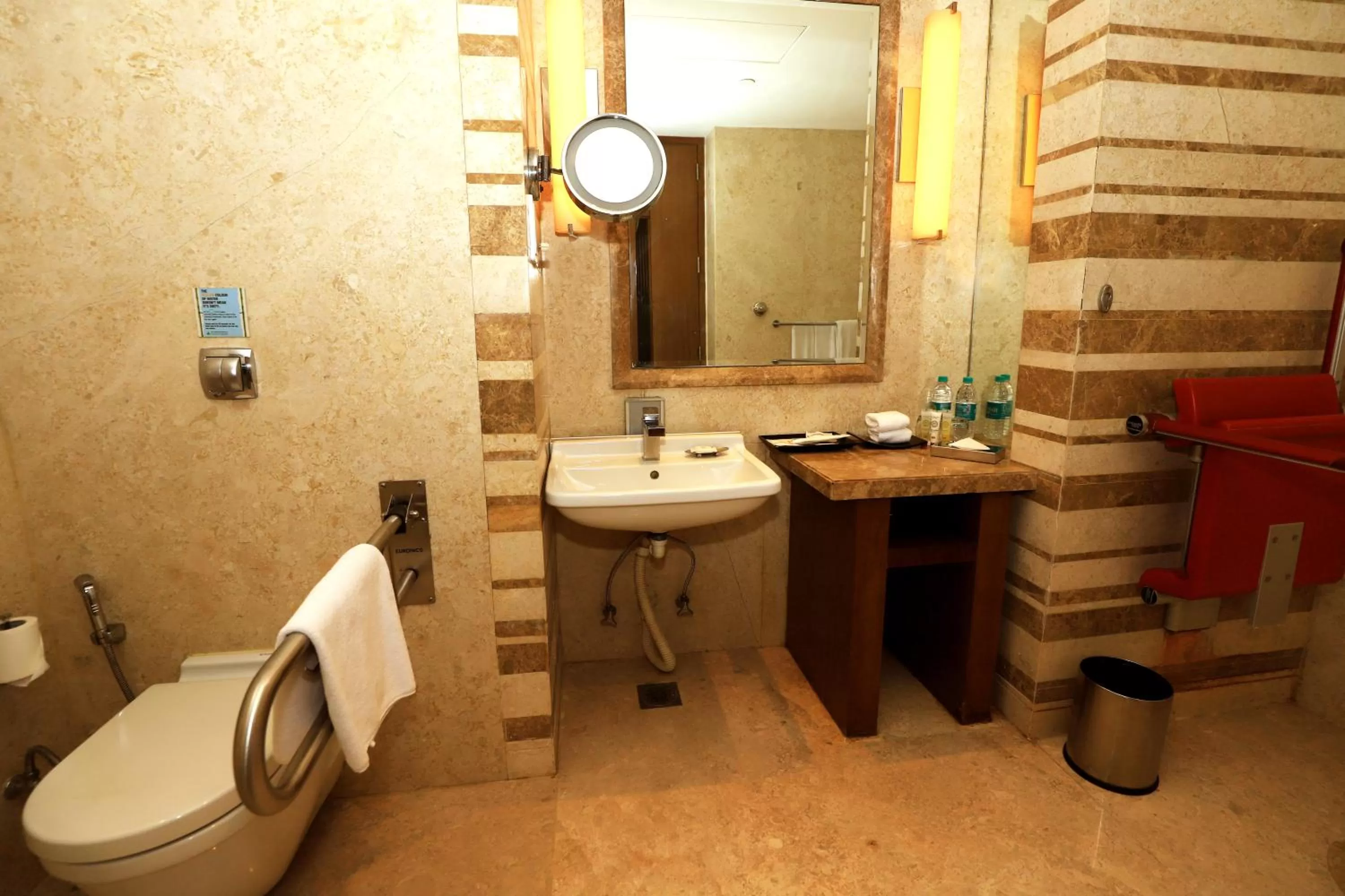 Bathroom in Crowne Plaza New Delhi Okhla by IHG