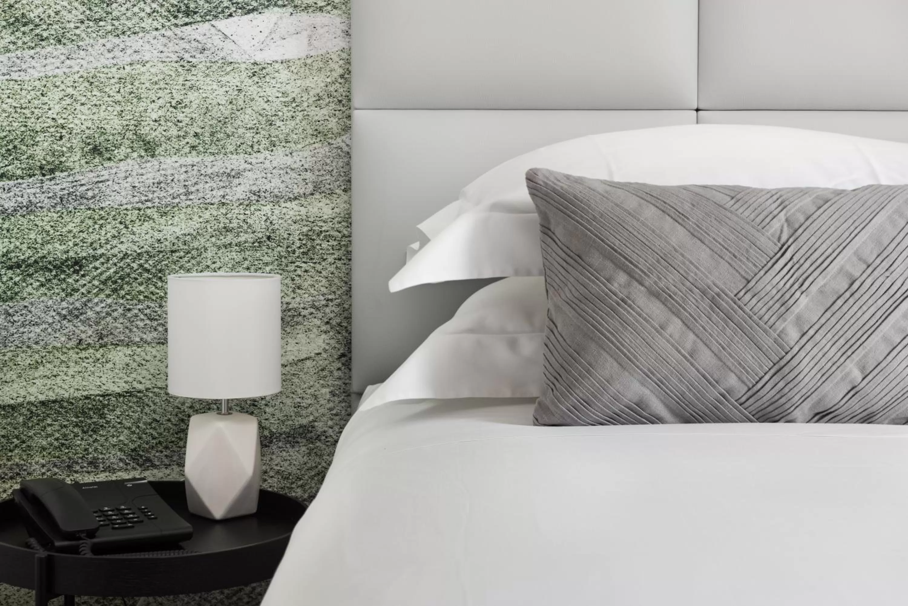 Decorative detail, Bed in AT FORTY-ONE