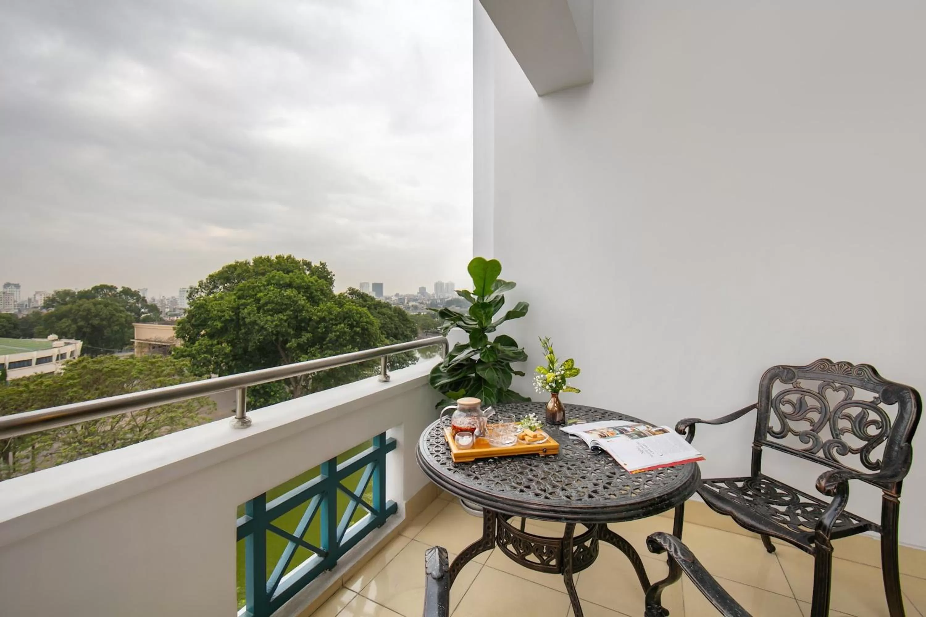 Balcony/Terrace in The Tray Hotel Hai Phong