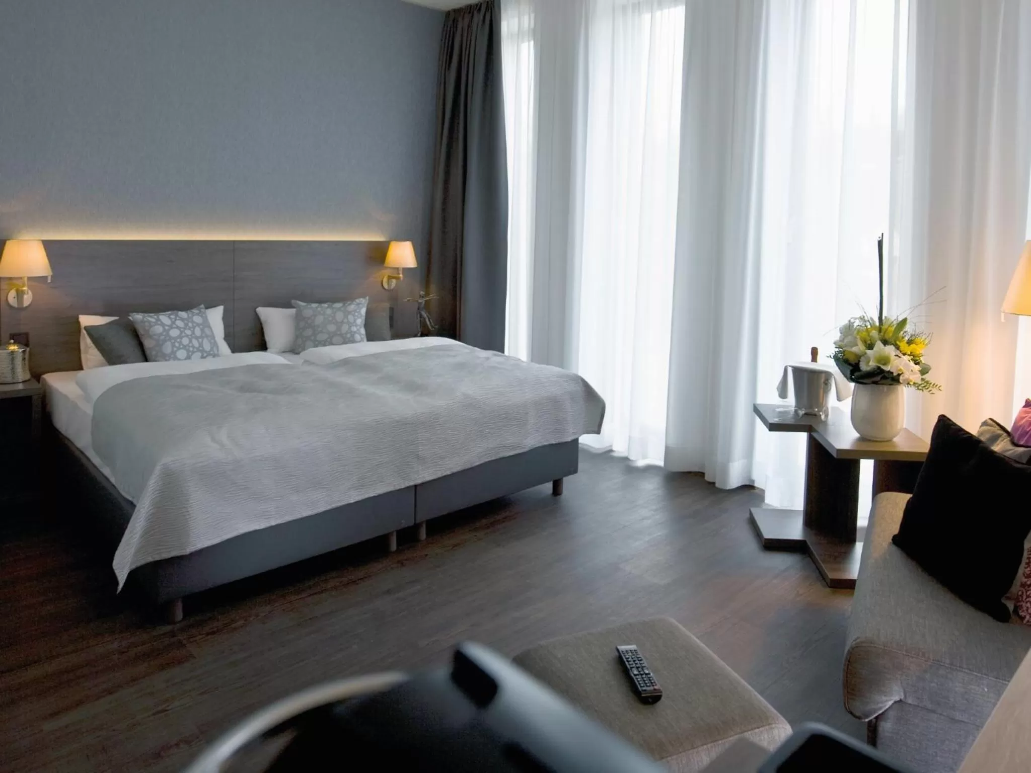 Bed in Hotel Eislinger Tor