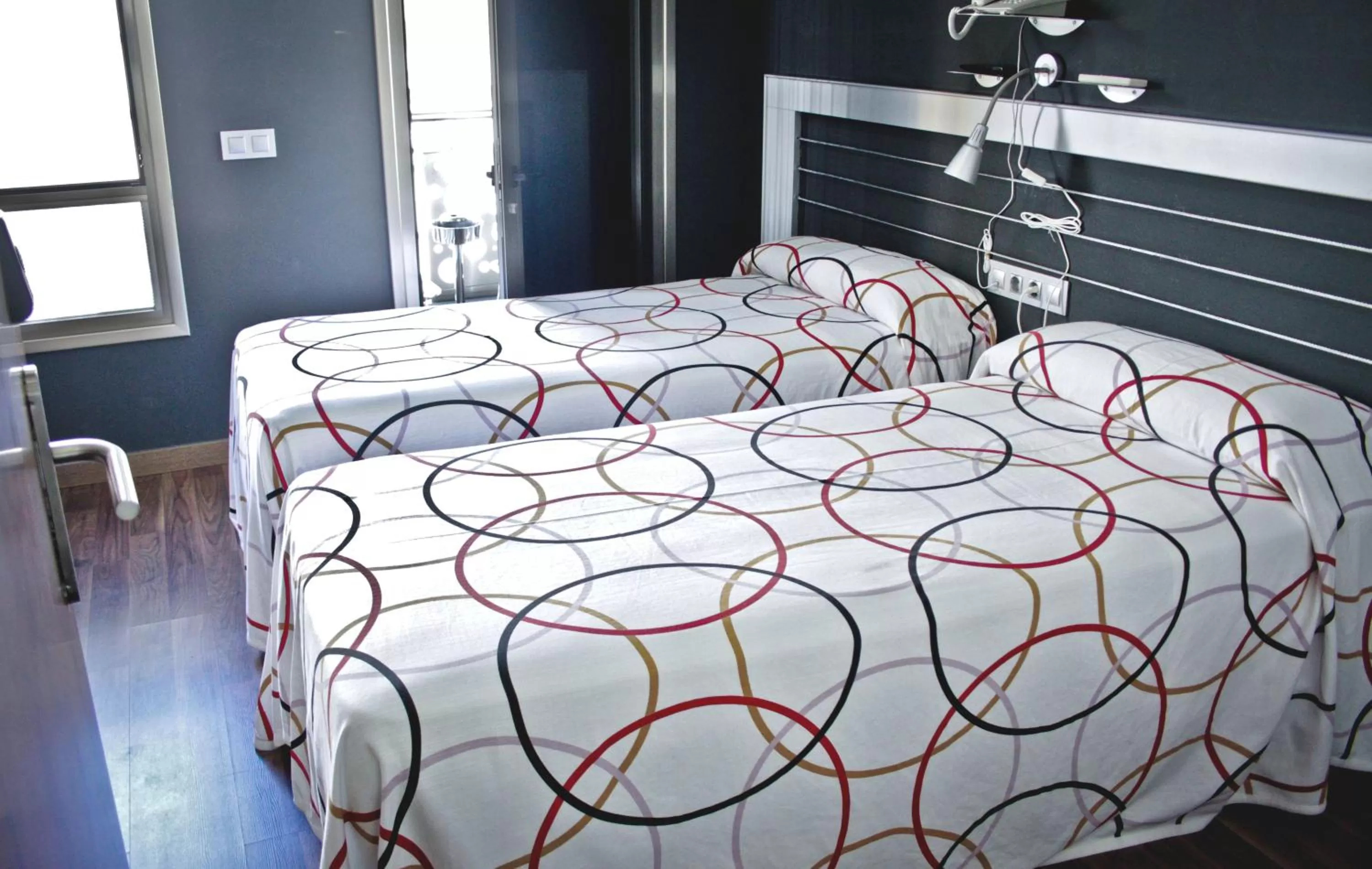 Bed in Hotel La Colombina