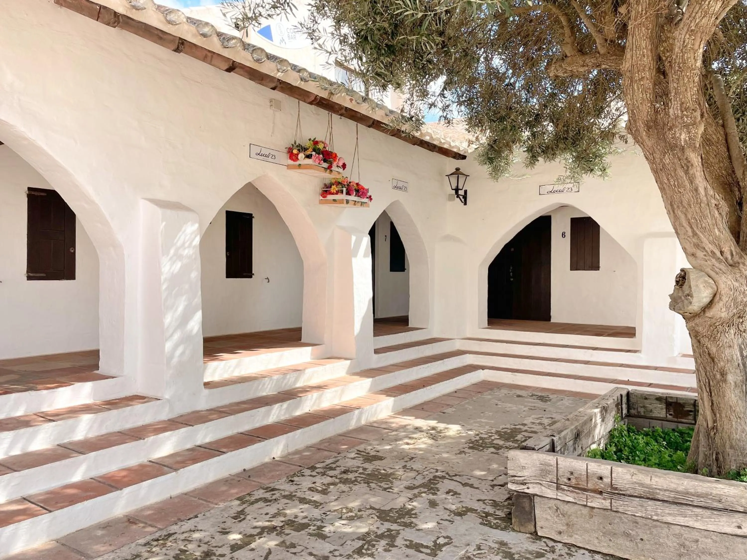 Facade/entrance in Binivell Park - Caliu Apartments