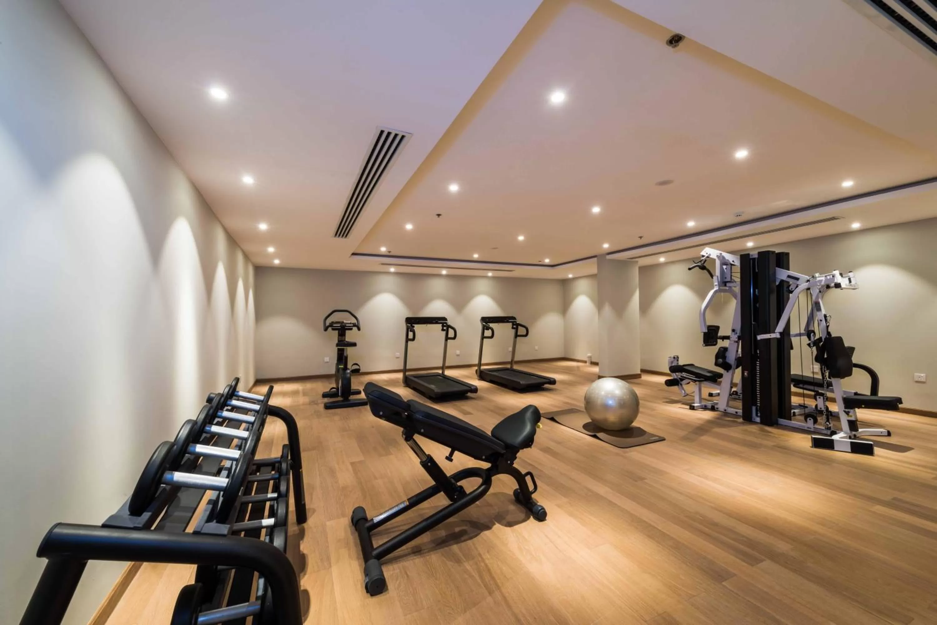 Fitness centre/facilities in Aber Al Yasmin