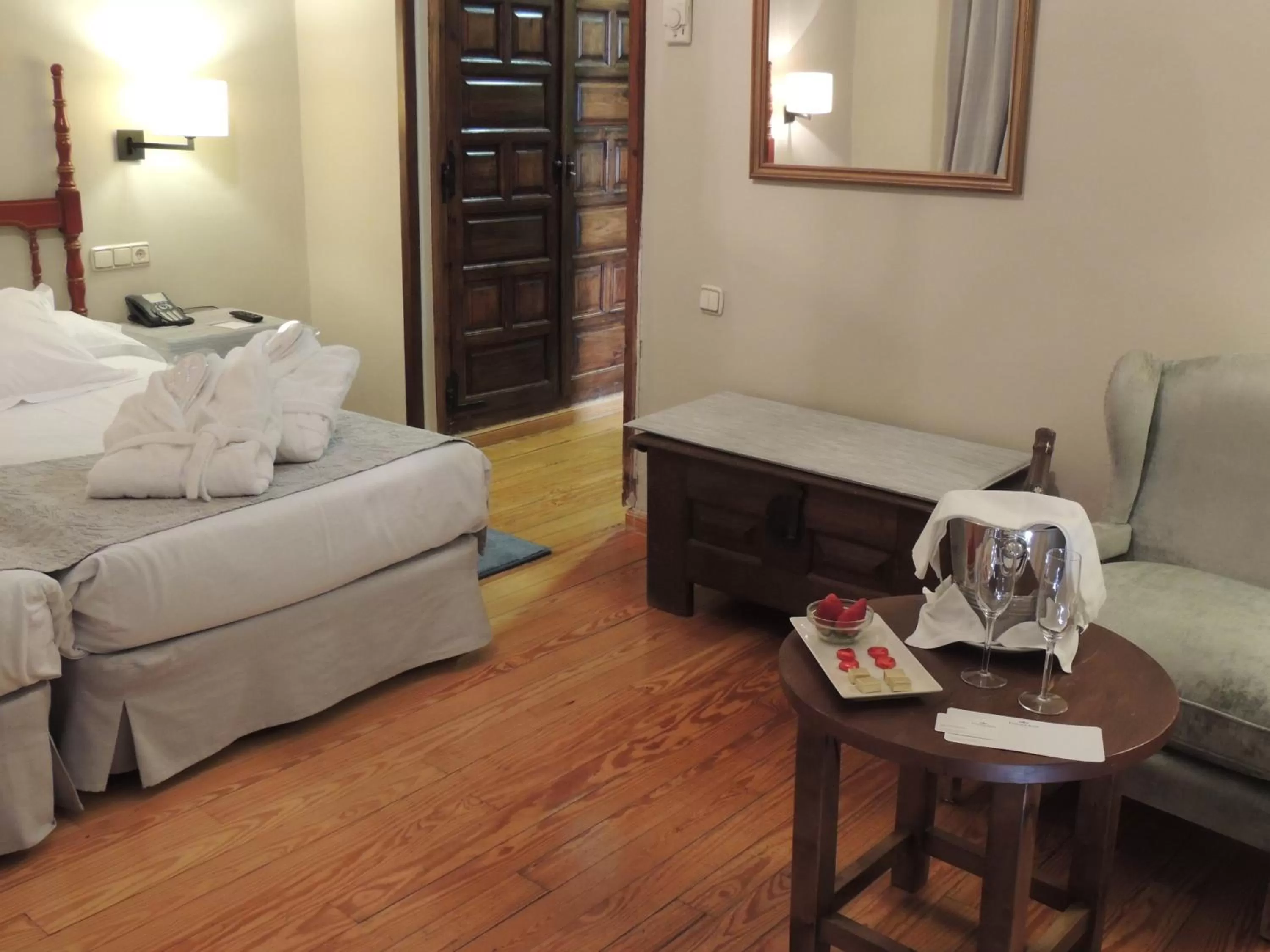 Decorative detail, Bed in Parador de Zamora