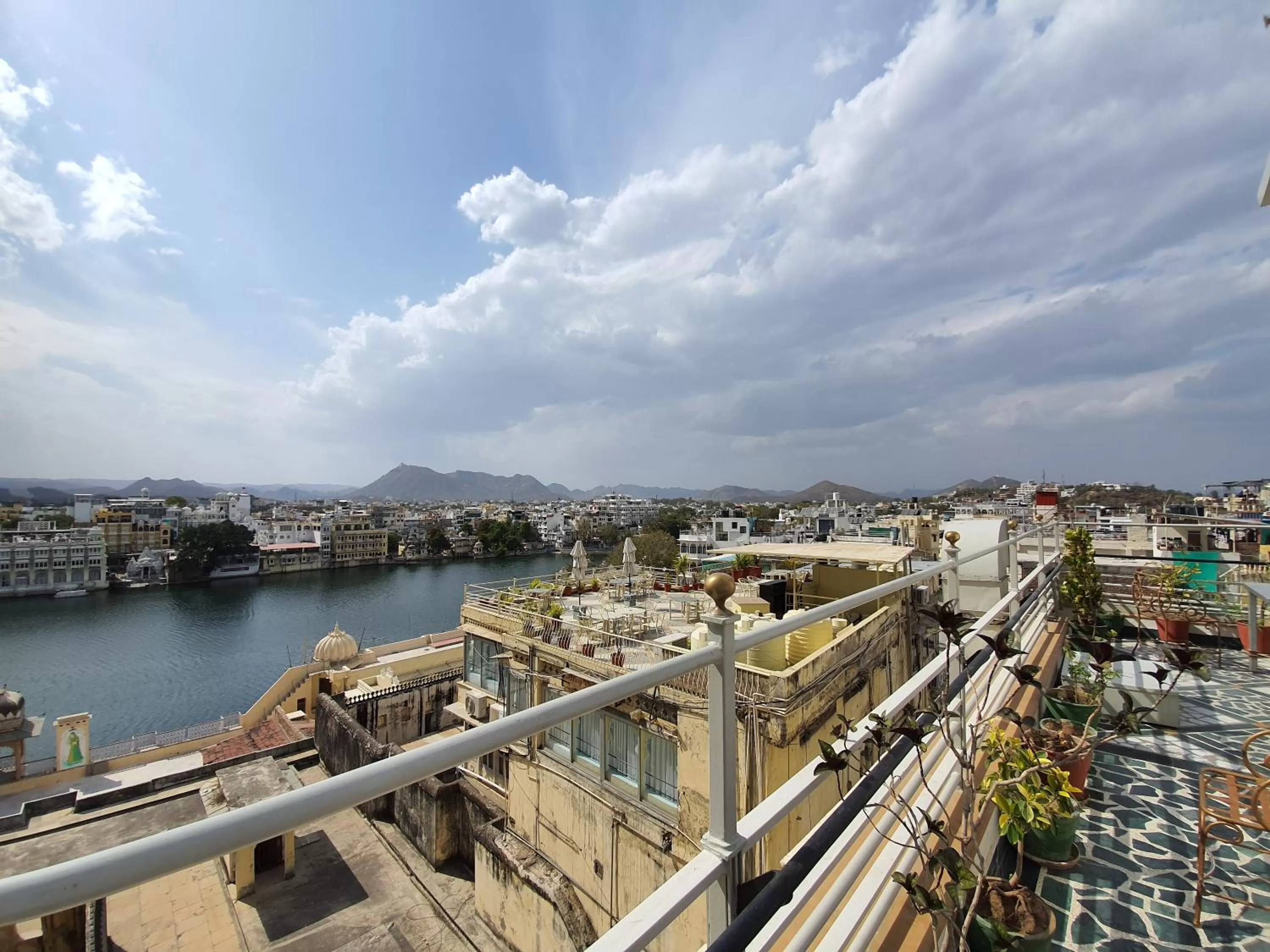 Balcony/Terrace in Hotel Mewar Haveli - At Lake Pichola