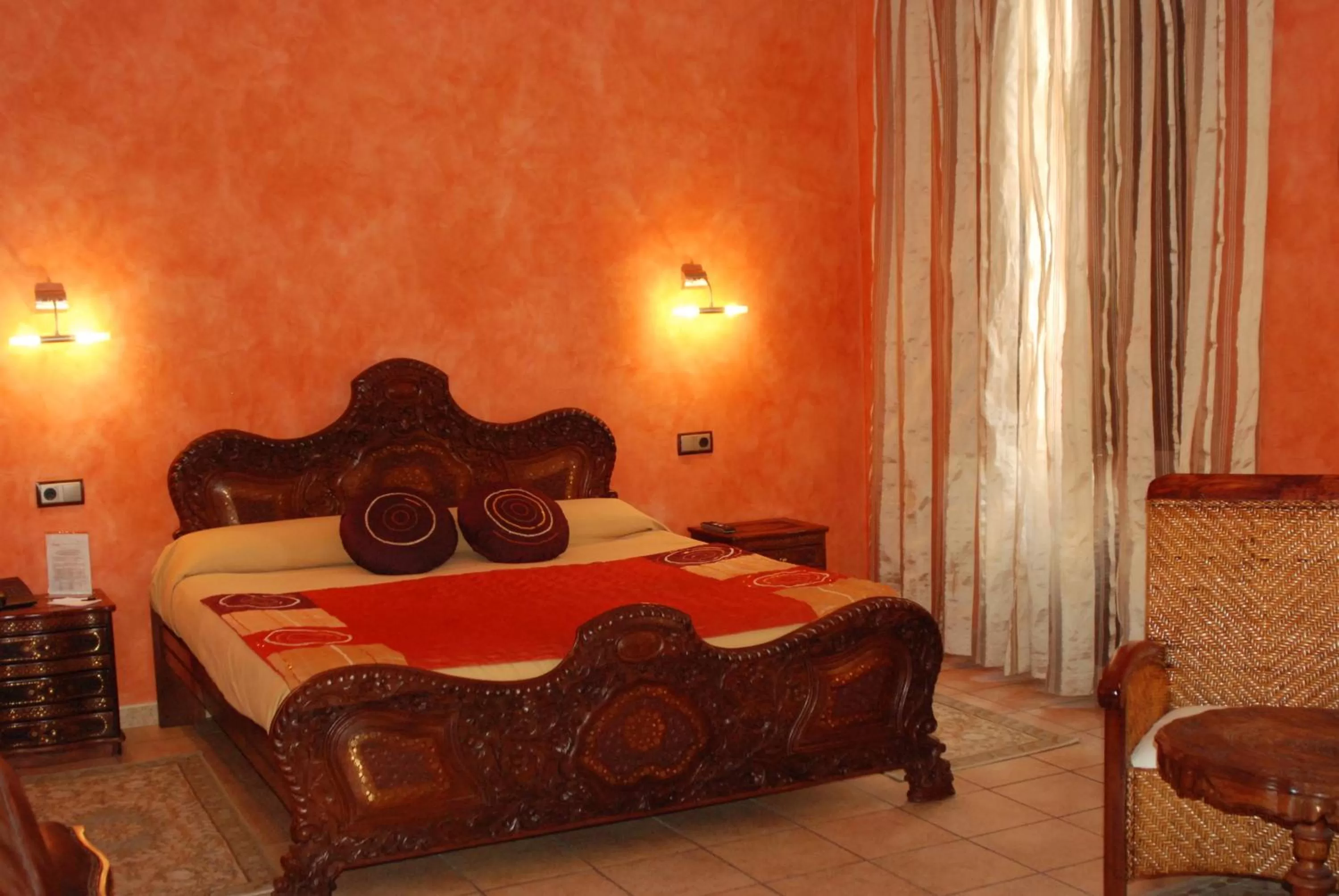 Bed in L'Agora Hotel