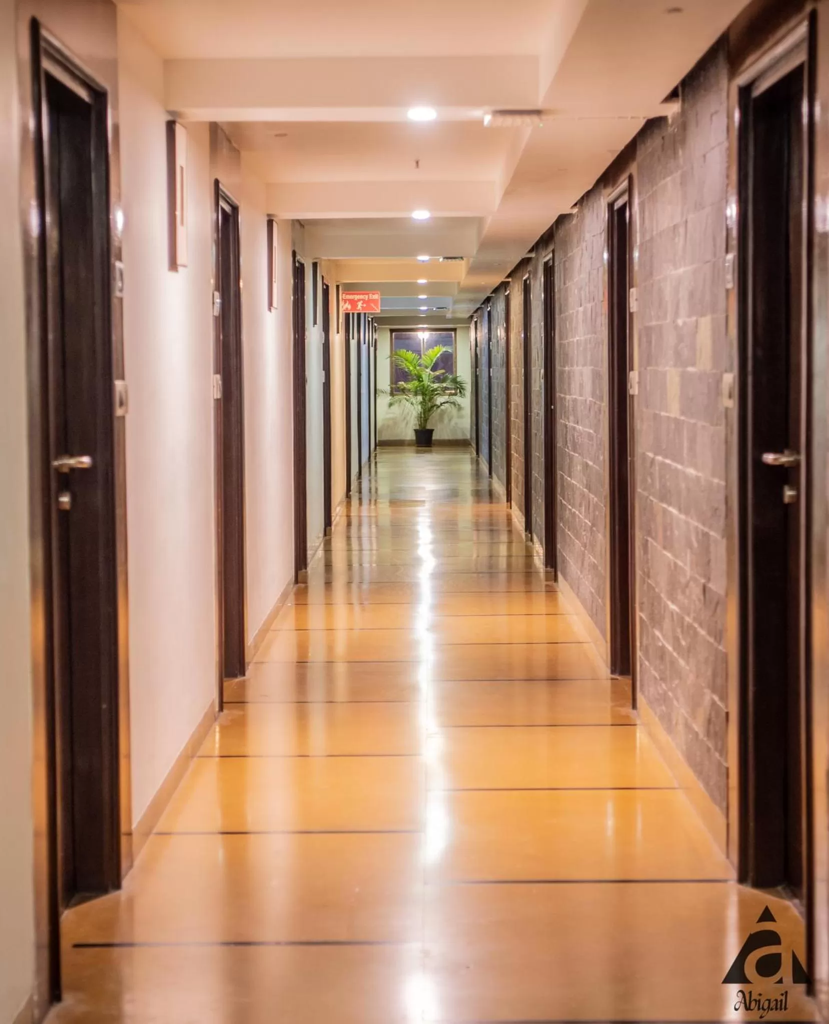 Floor plan in Hotel Abigail Goradia's