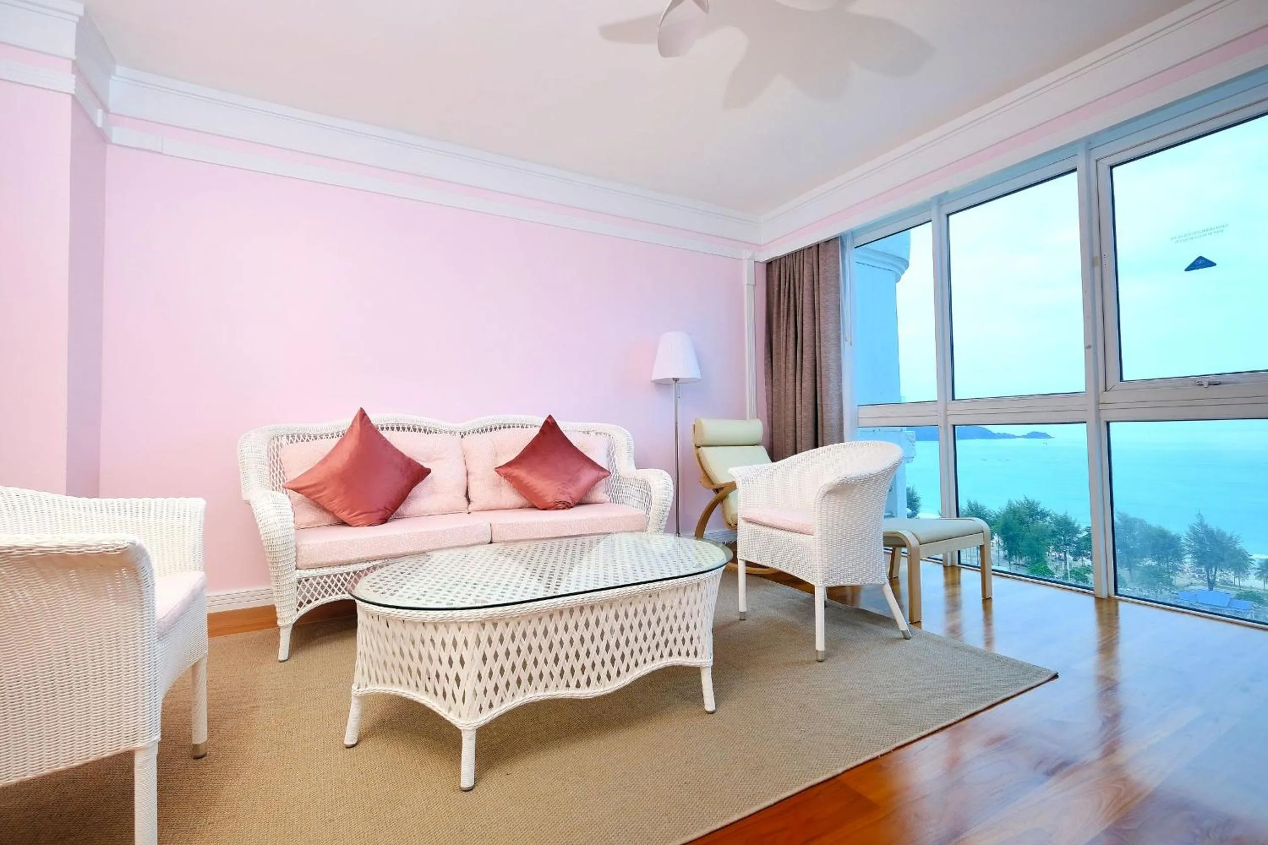 Living room, Bed in Andaman Beach Suites Hotel, Patong Phuket