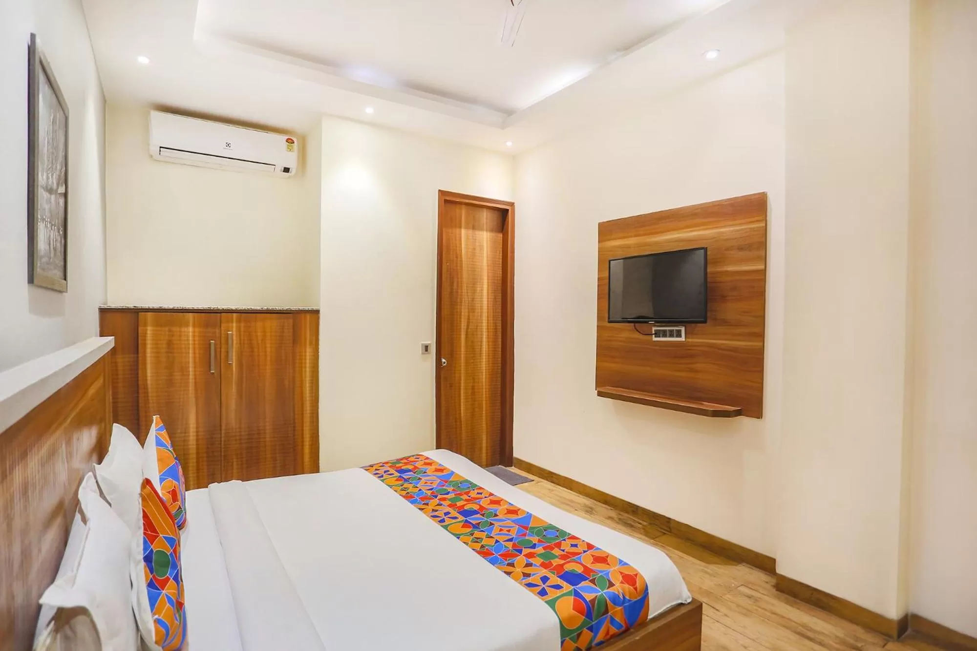 Bedroom, Bed in FabHotel Royal Touch Patel Nagar