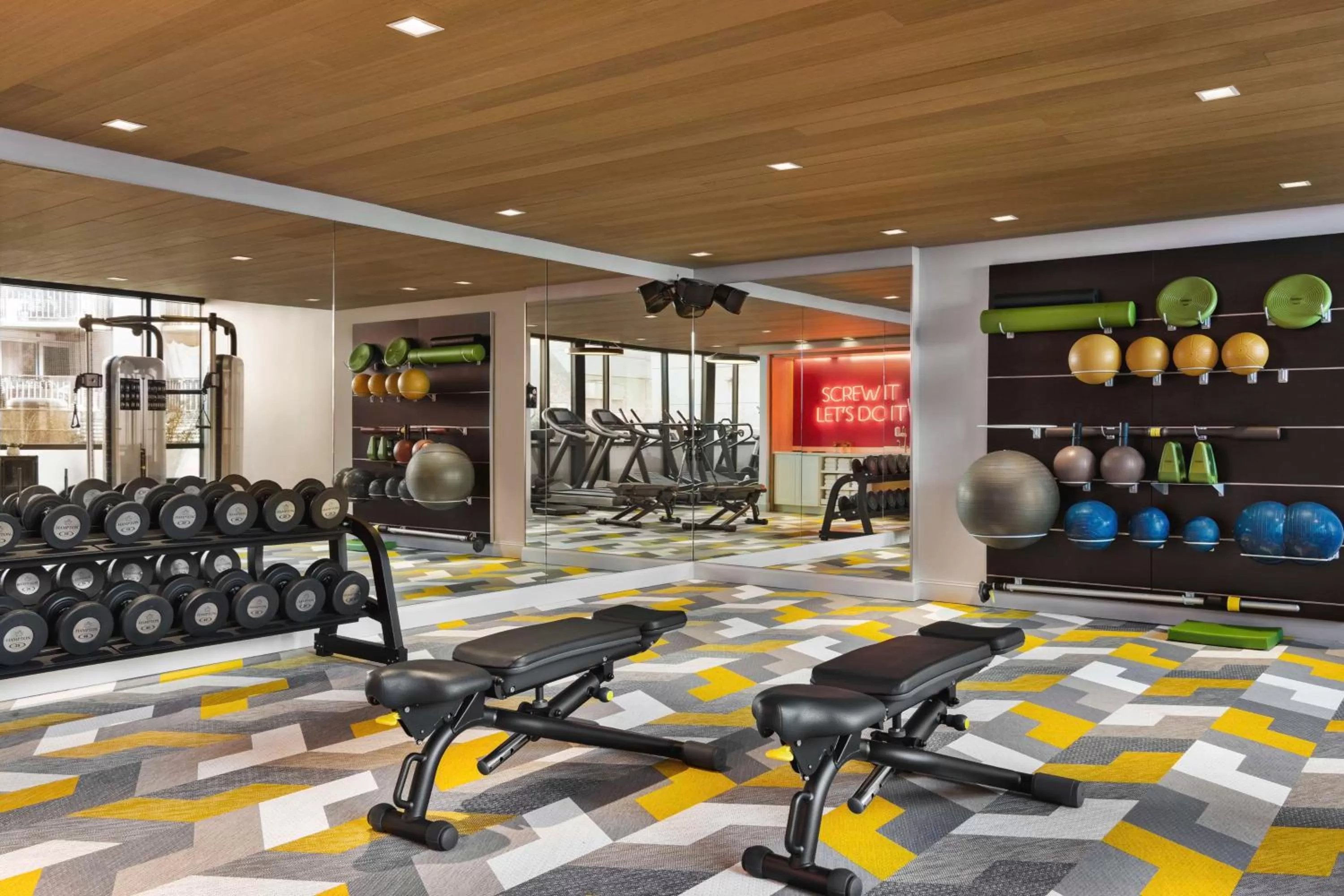 Fitness centre/facilities in Canopy by Hilton San Francisco SoMa
