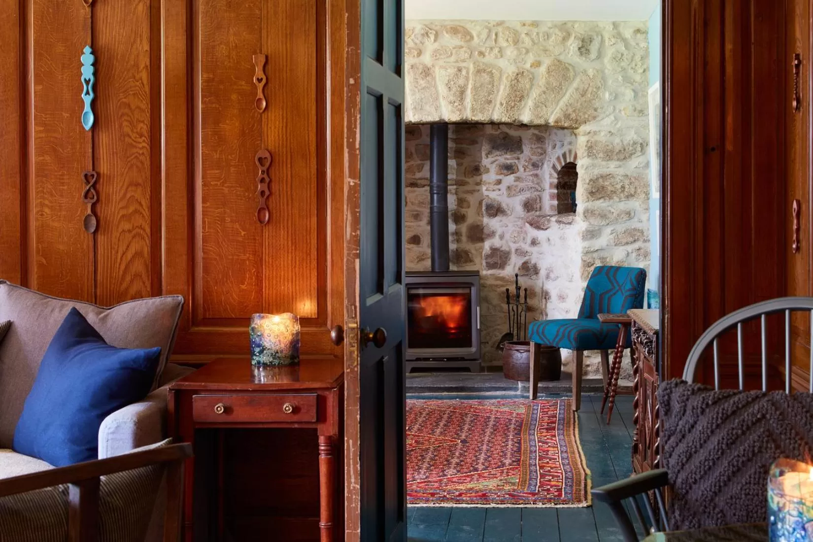 Seating area in Grove of Narberth