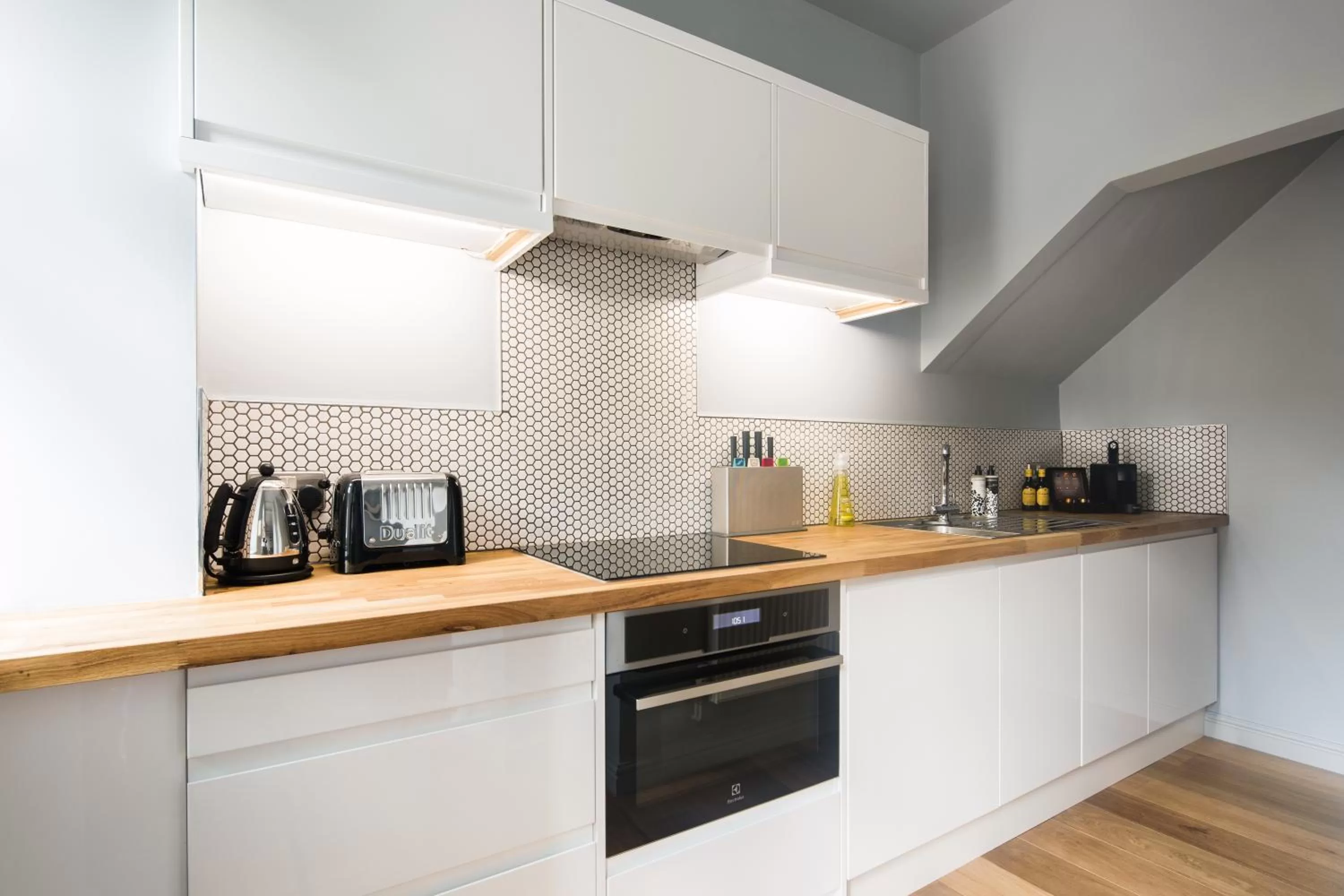 Kitchen/Kitchenette in Hiding Space - St Catherine's Hospital Apartments