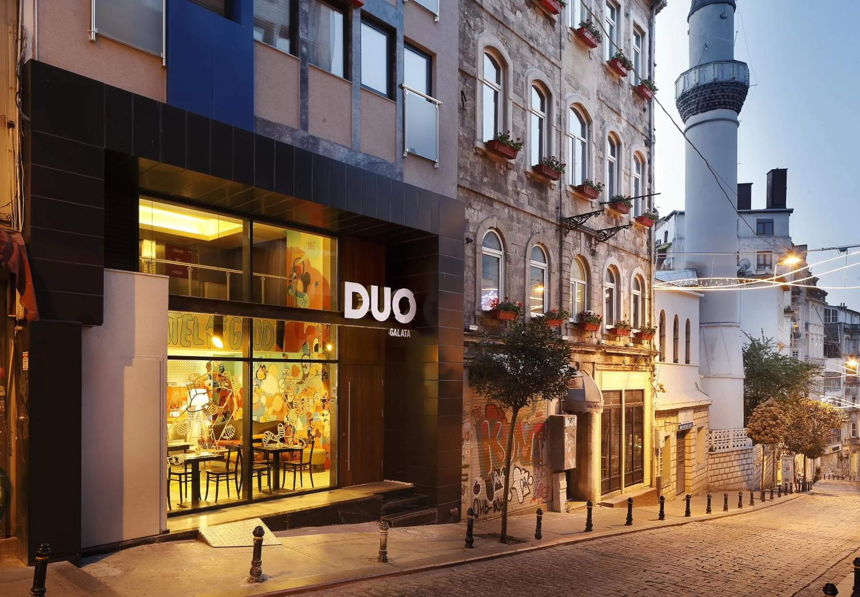 Facade/entrance in Duo Galata Hotel