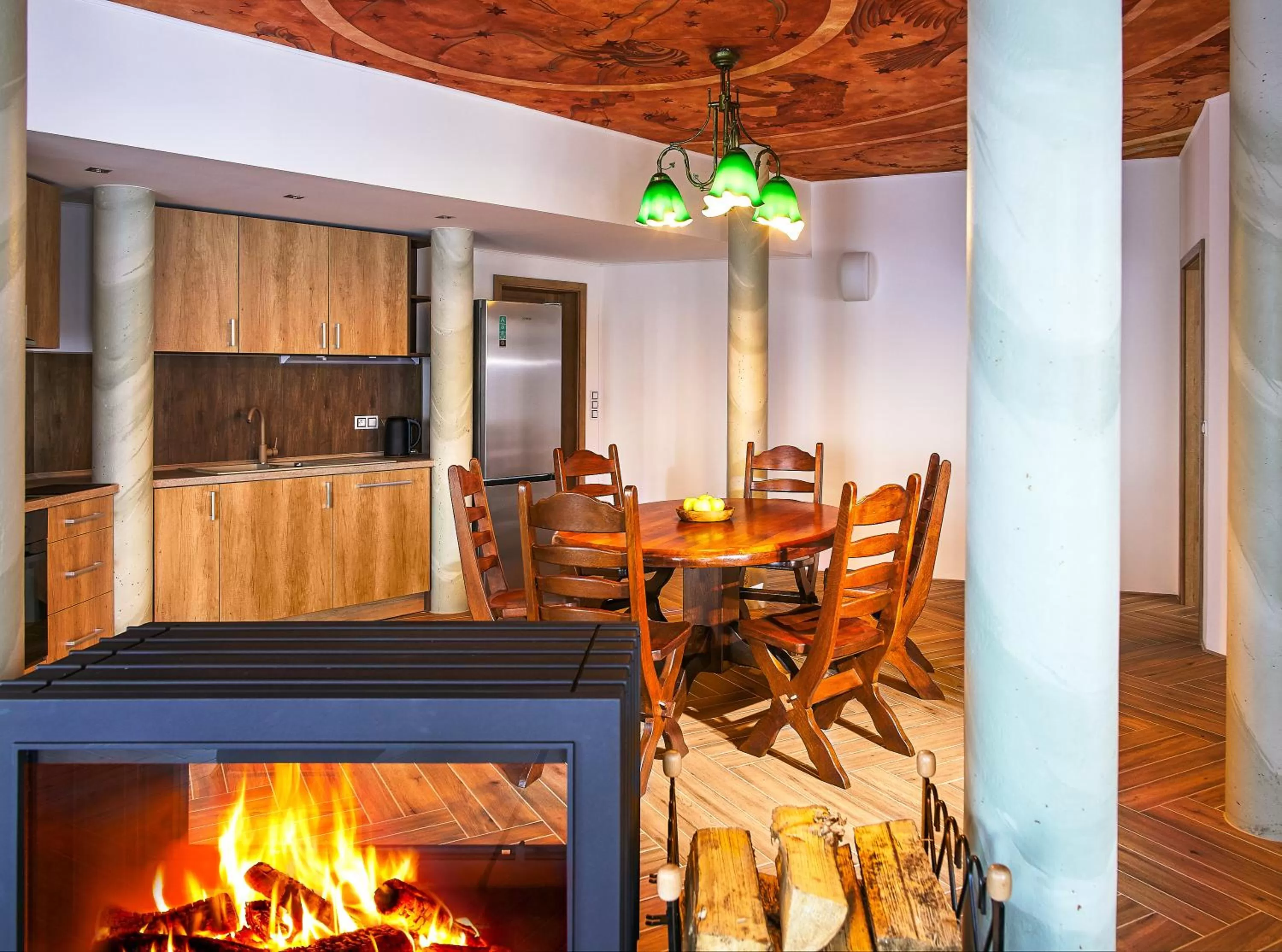 Dining Area in Hotel Dymník