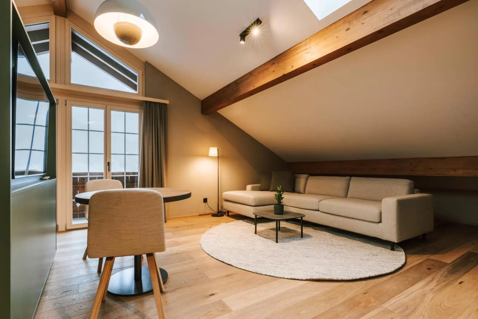 Living room in Hotel Fiescherblick