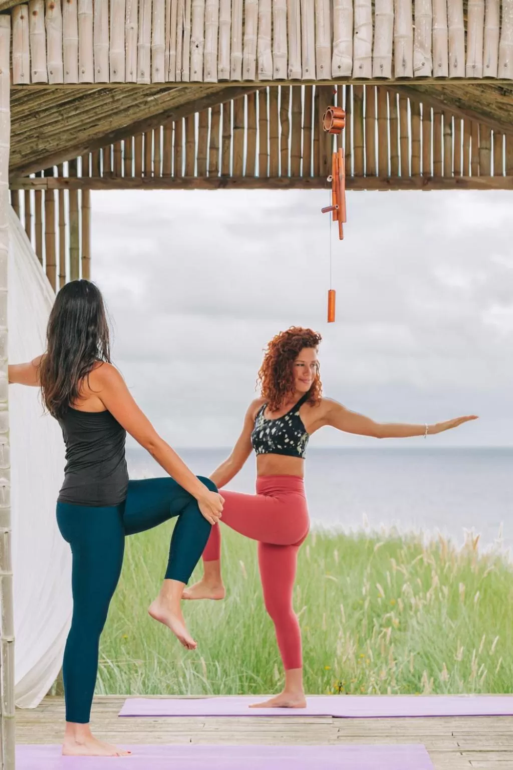 People in Santa Barbara Eco-Beach Resort