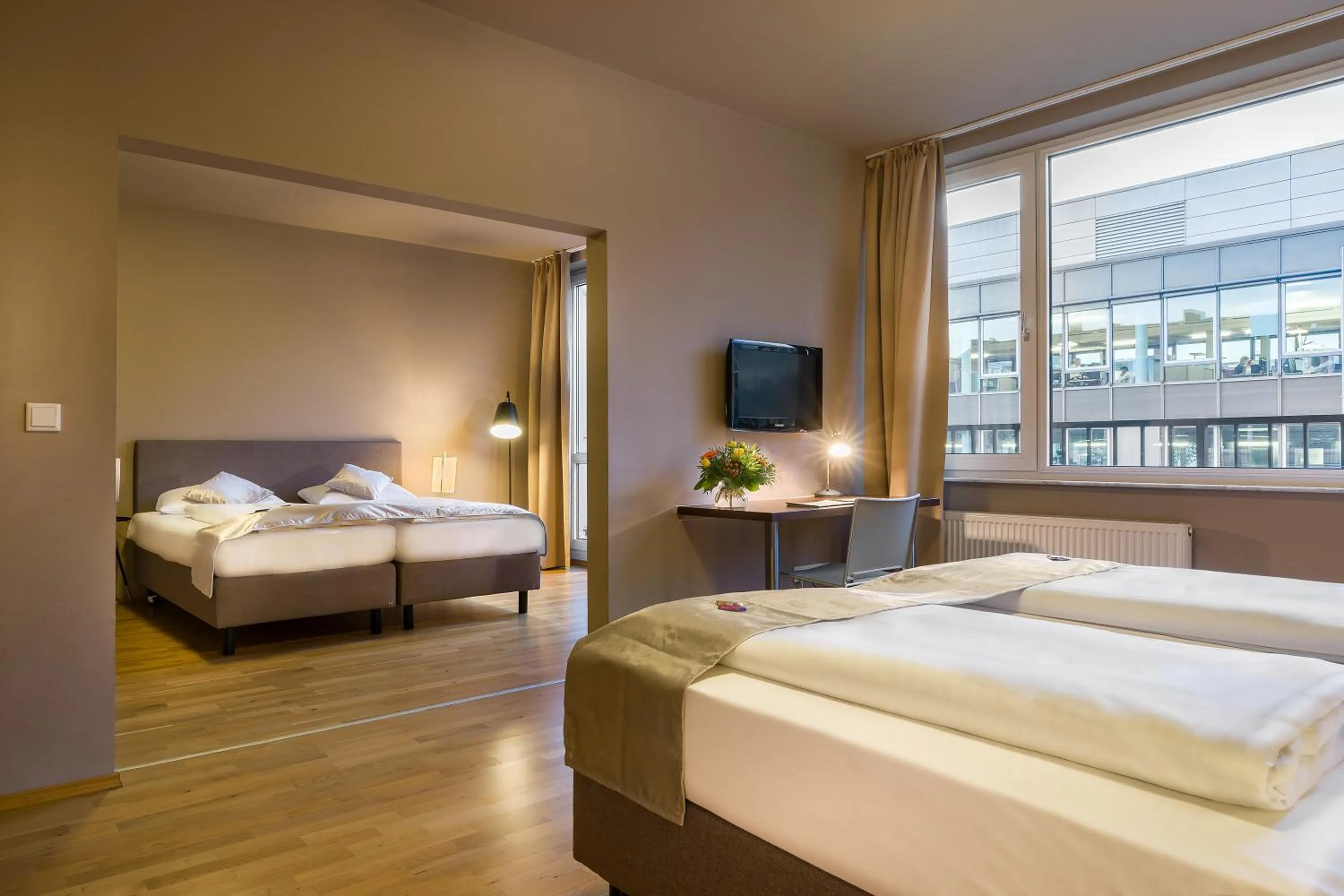 Photo of the whole room, Bed in Scope Hotel City Stay Frankfurt