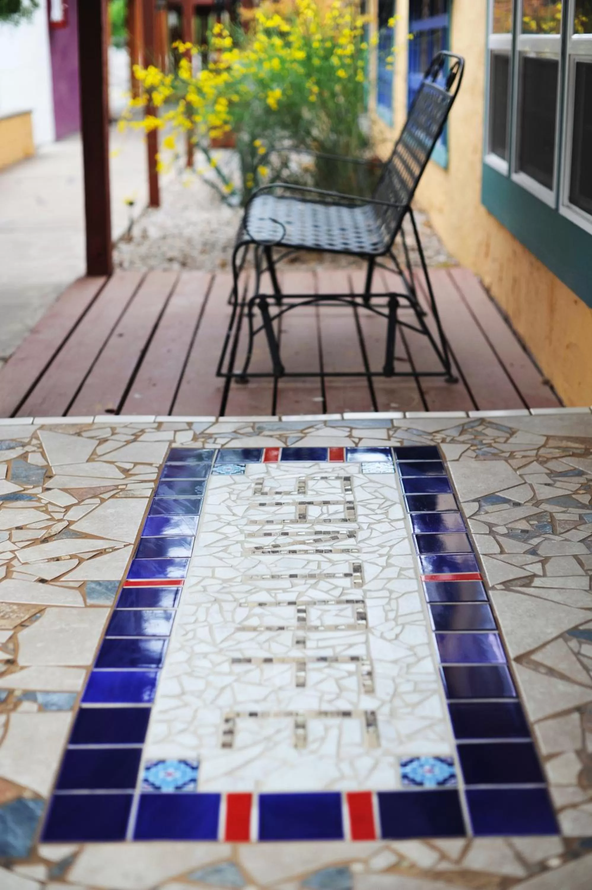 Decorative detail in Inn at the Art Center