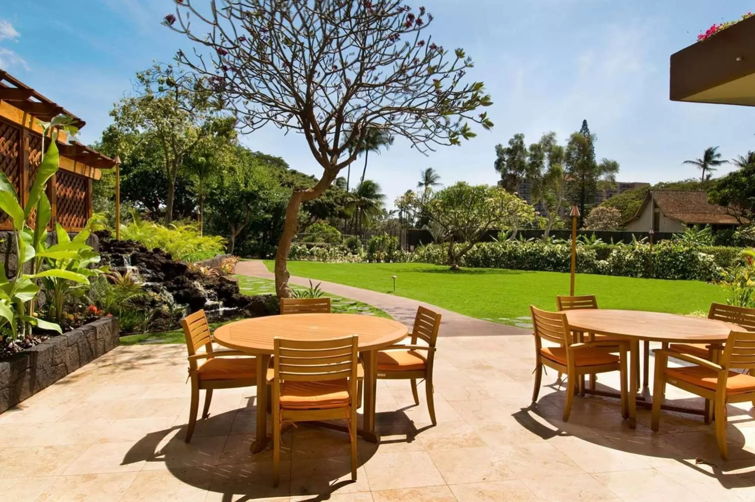 Patio in Aston Maui Kaanapali Villas