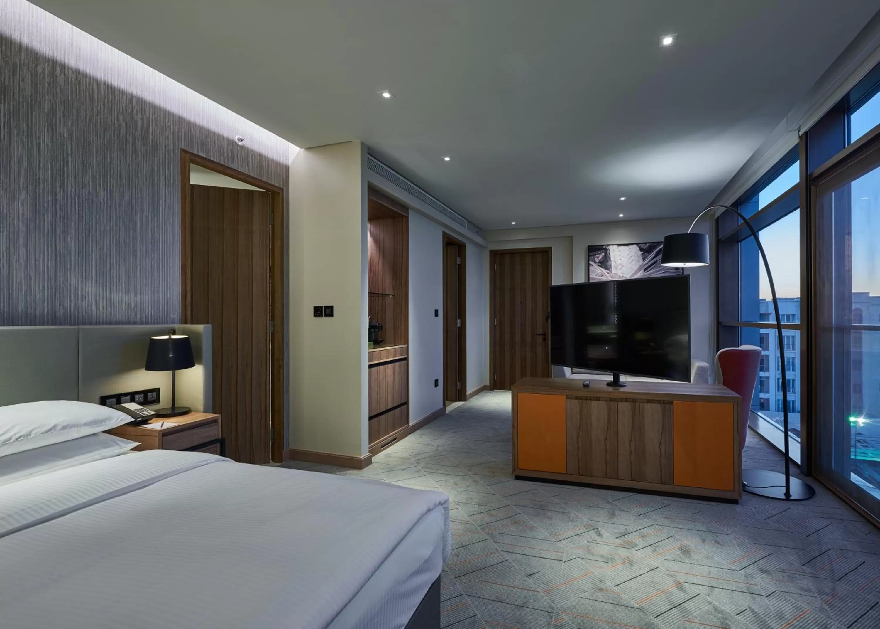 TV and multimedia, Bed in Mysk Al Mouj Hotel