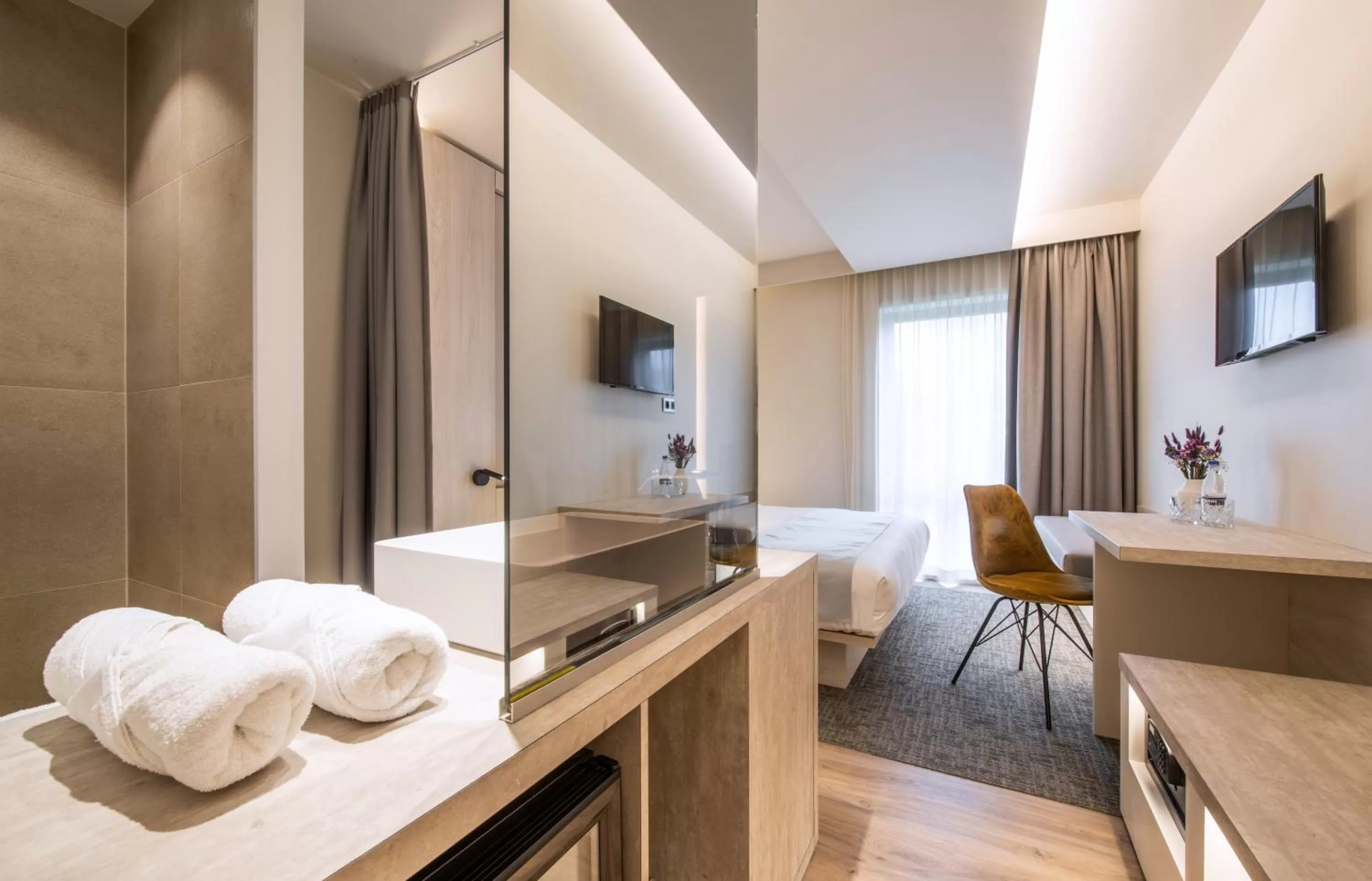 Bed in Begijnhof Hotel