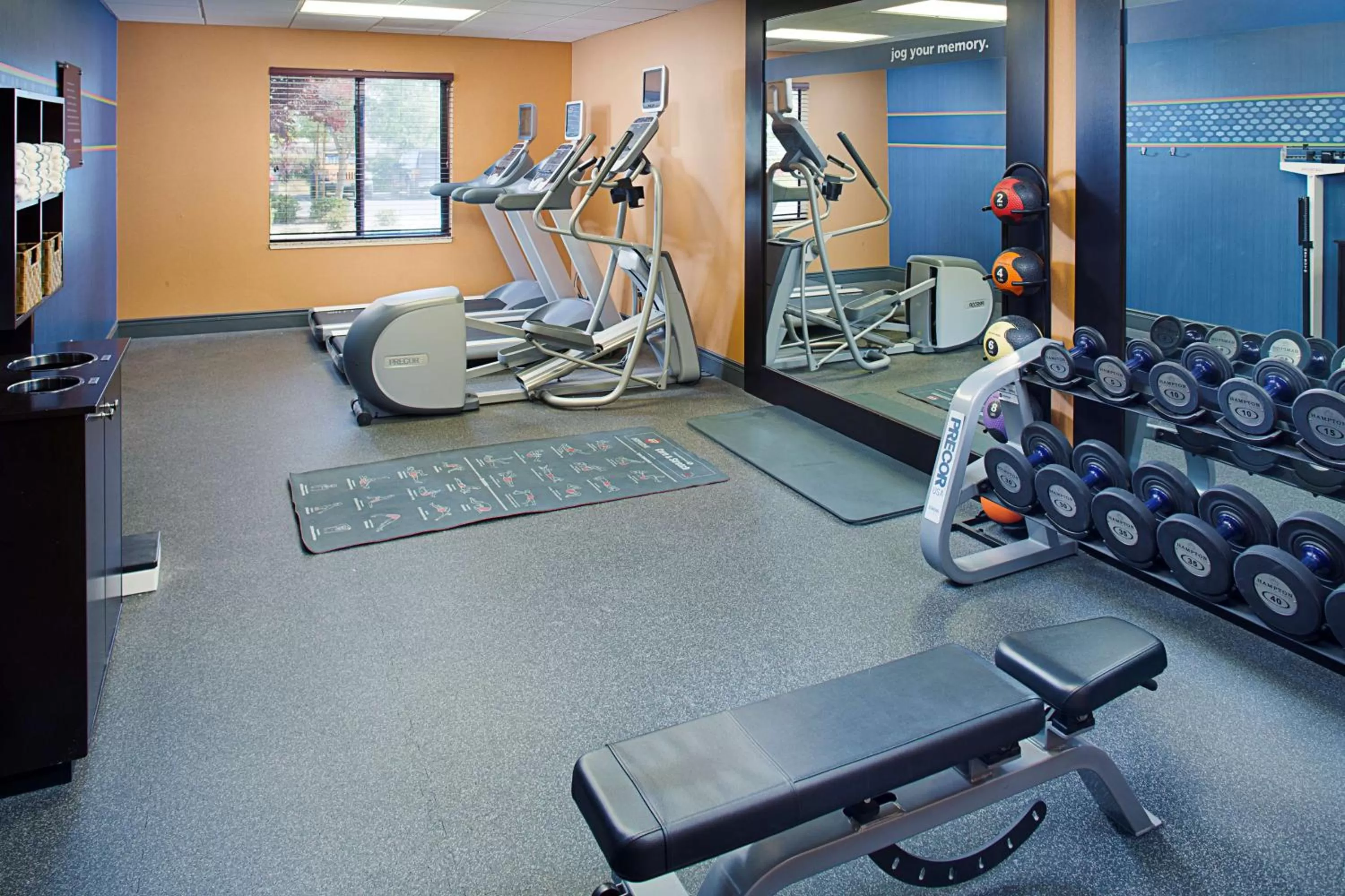 Fitness centre/facilities in Hampton Inn & Suites Lancaster