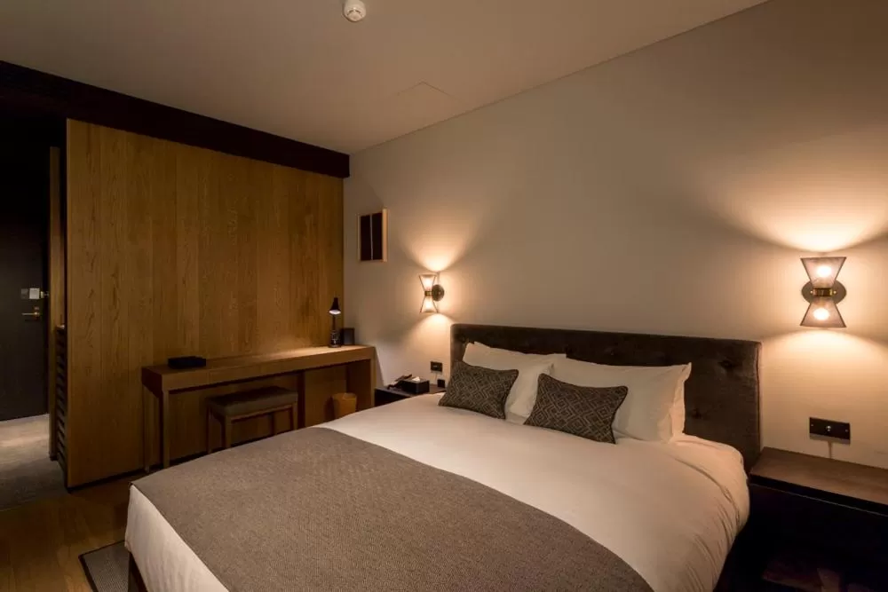 Bed in HOTEL CANATA KYOTO