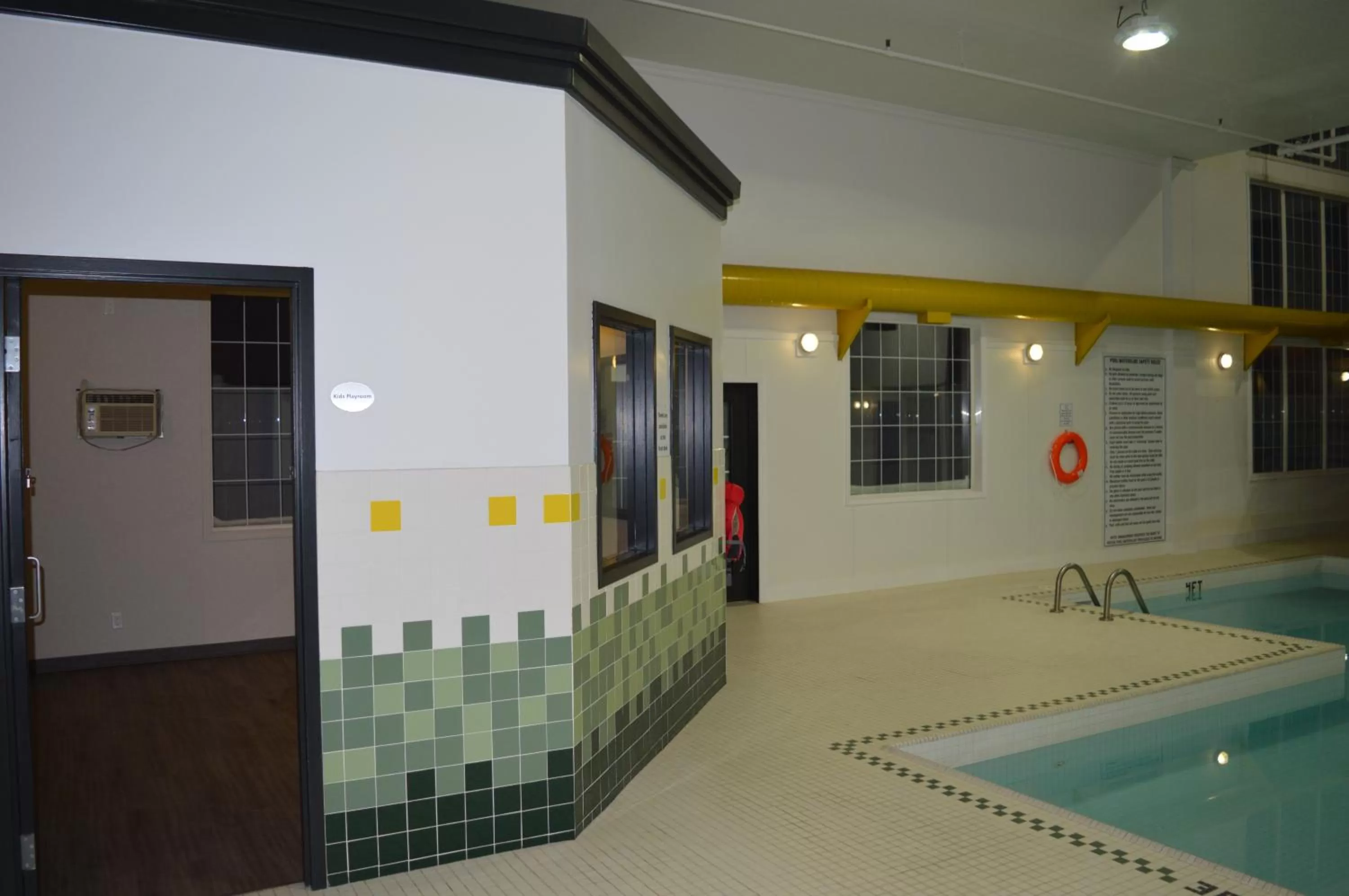 Swimming pool in Super 8 by Wyndham Grande Prairie