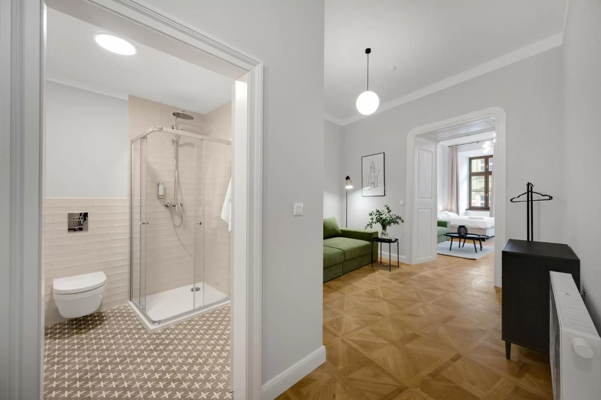 Shower in Palace Apartments