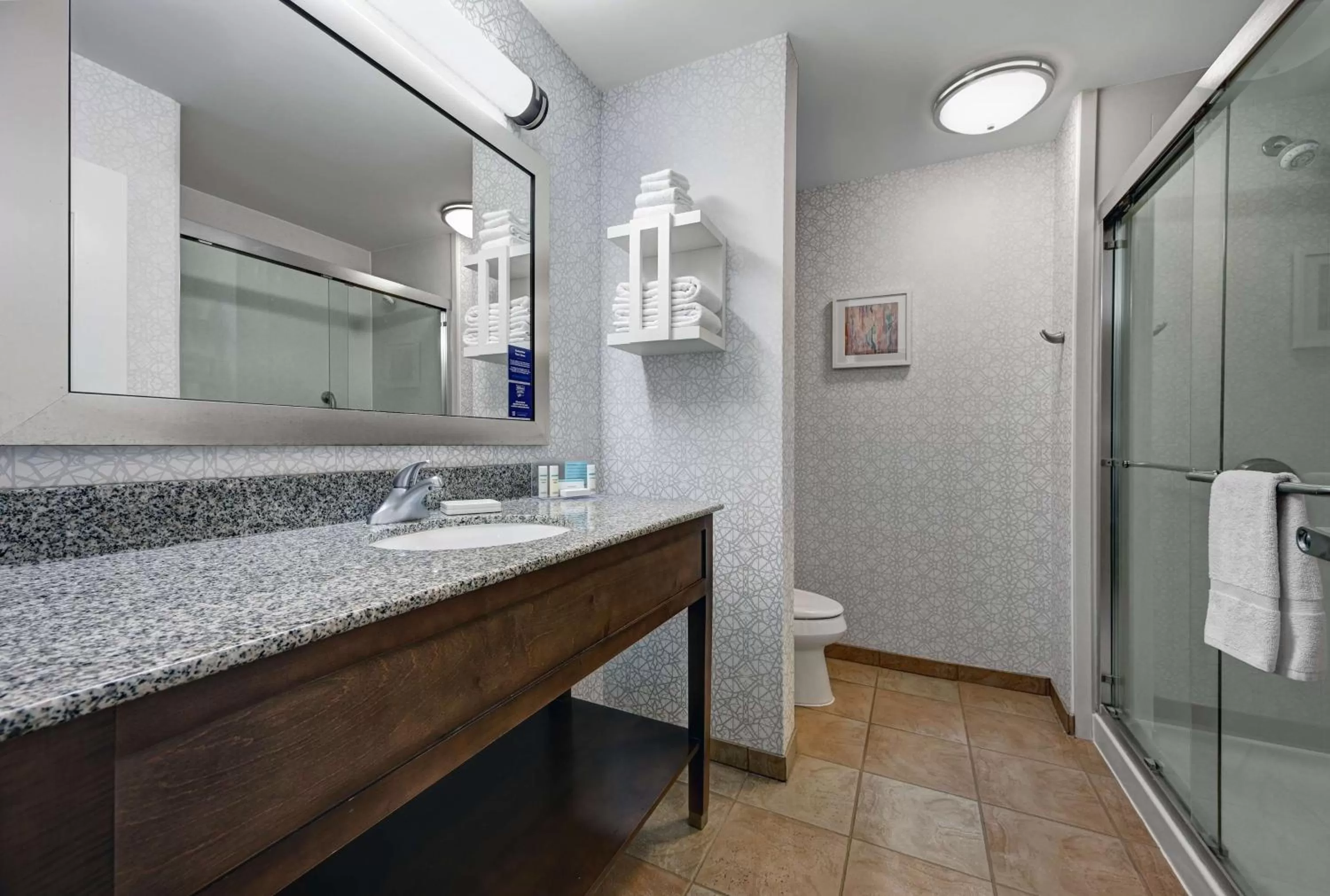 Bathroom in Hampton Inn Farmington