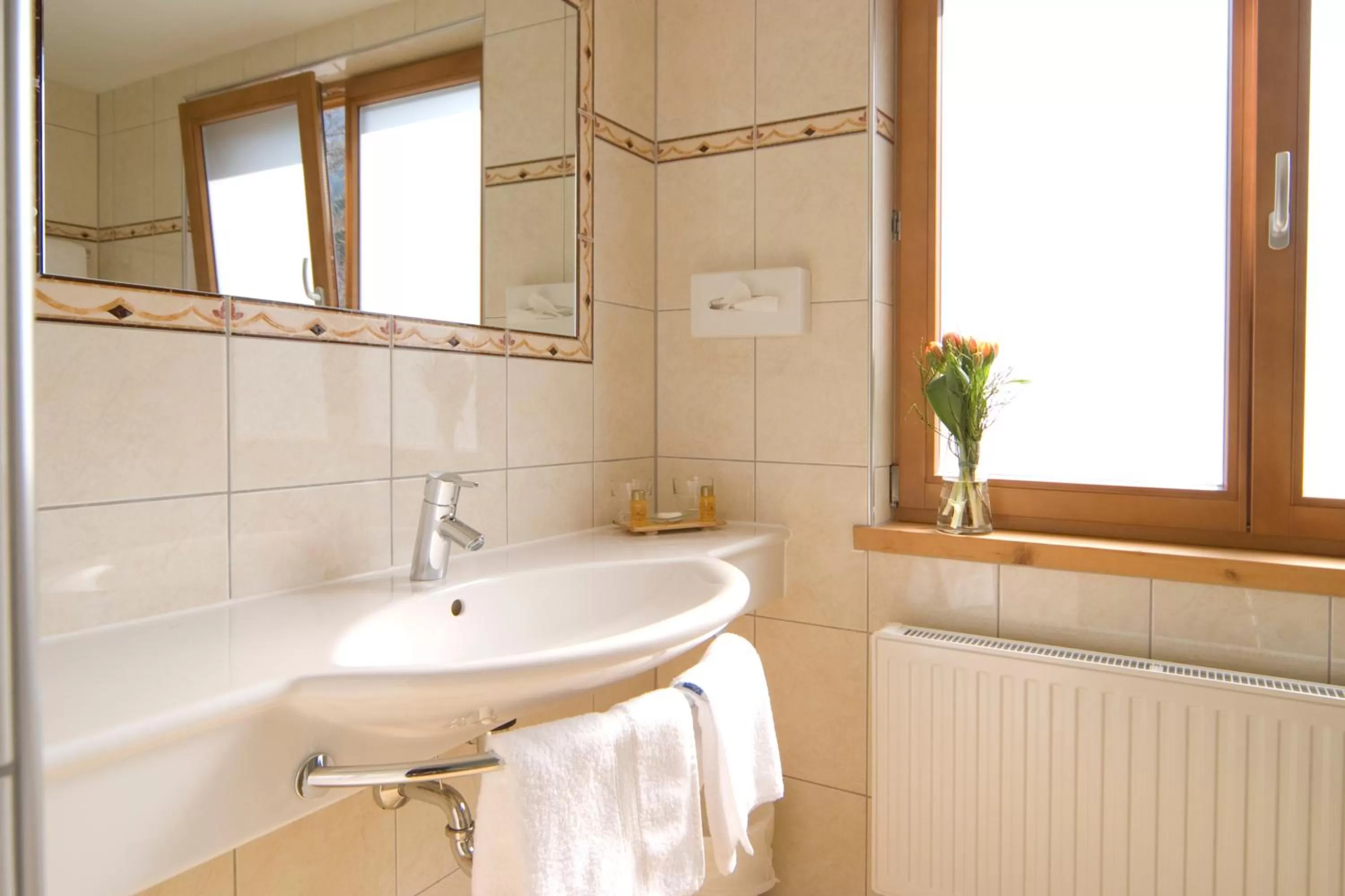 Bathroom in Huber Hotel Tramserhof